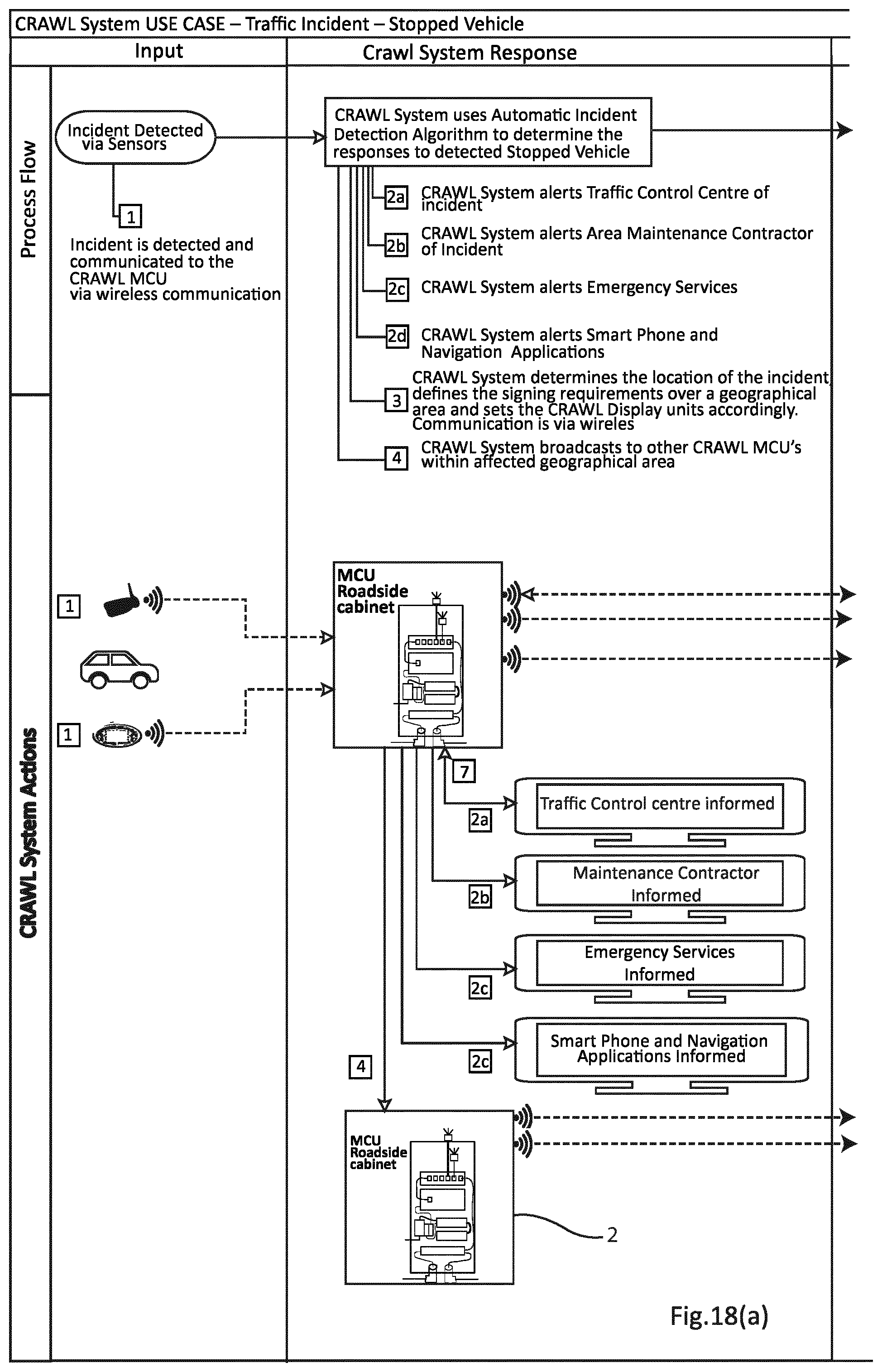 Patent US12367765 Figure 15 – Real time information system for road users