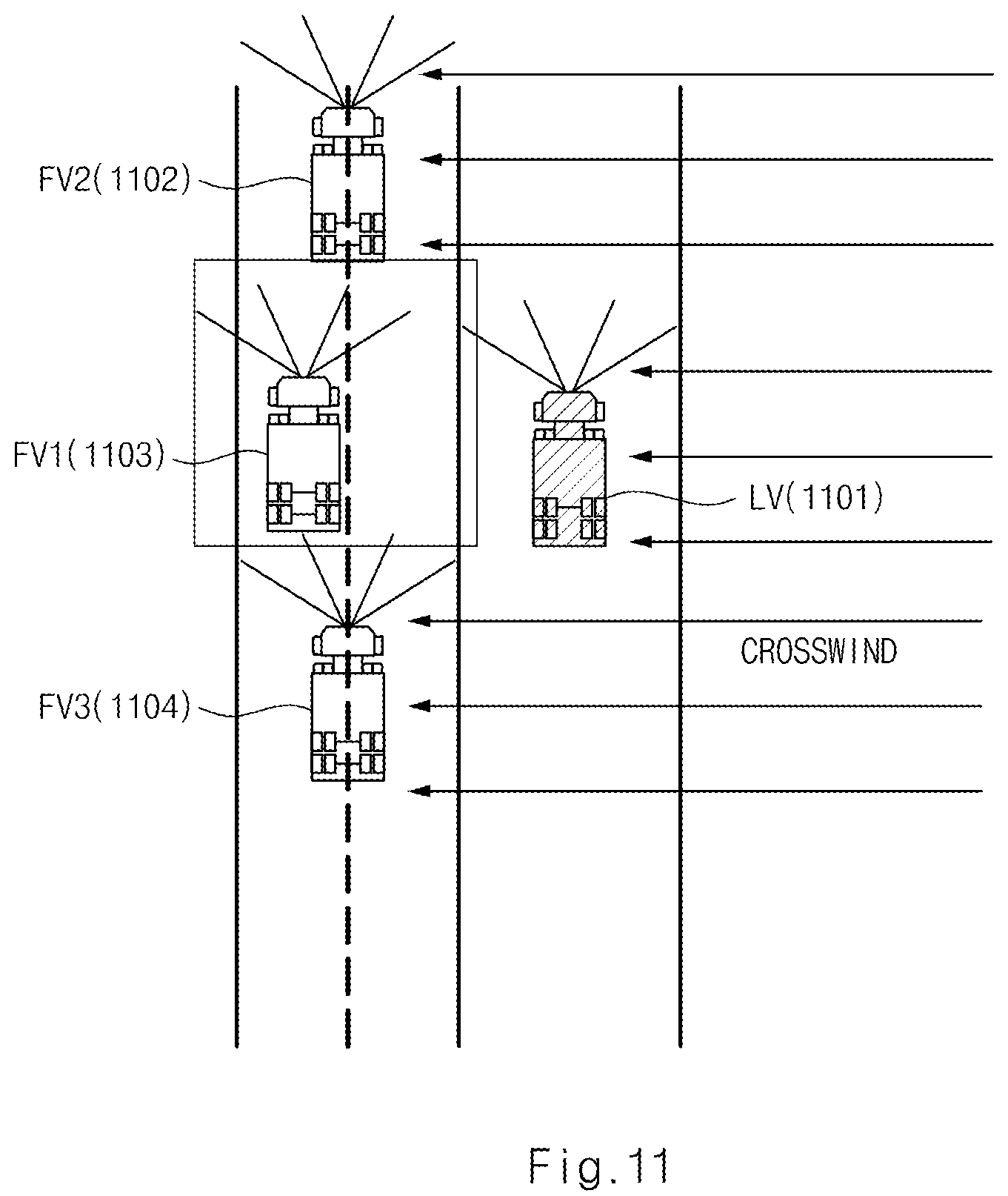 Patent US12367767 Figure 11 – Platooning control apparatus and method thereof