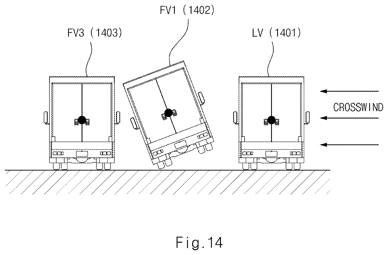 Patent US12367767 Figure 14 – Platooning control apparatus and method thereof