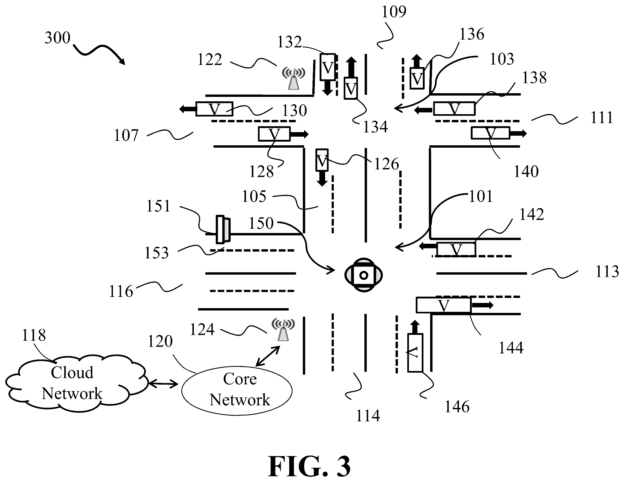 Patent US12367771 Figure 3 – Hierarchical optimization-based coordinated control of traffic rules and mixed traffic in multi-intersection environments