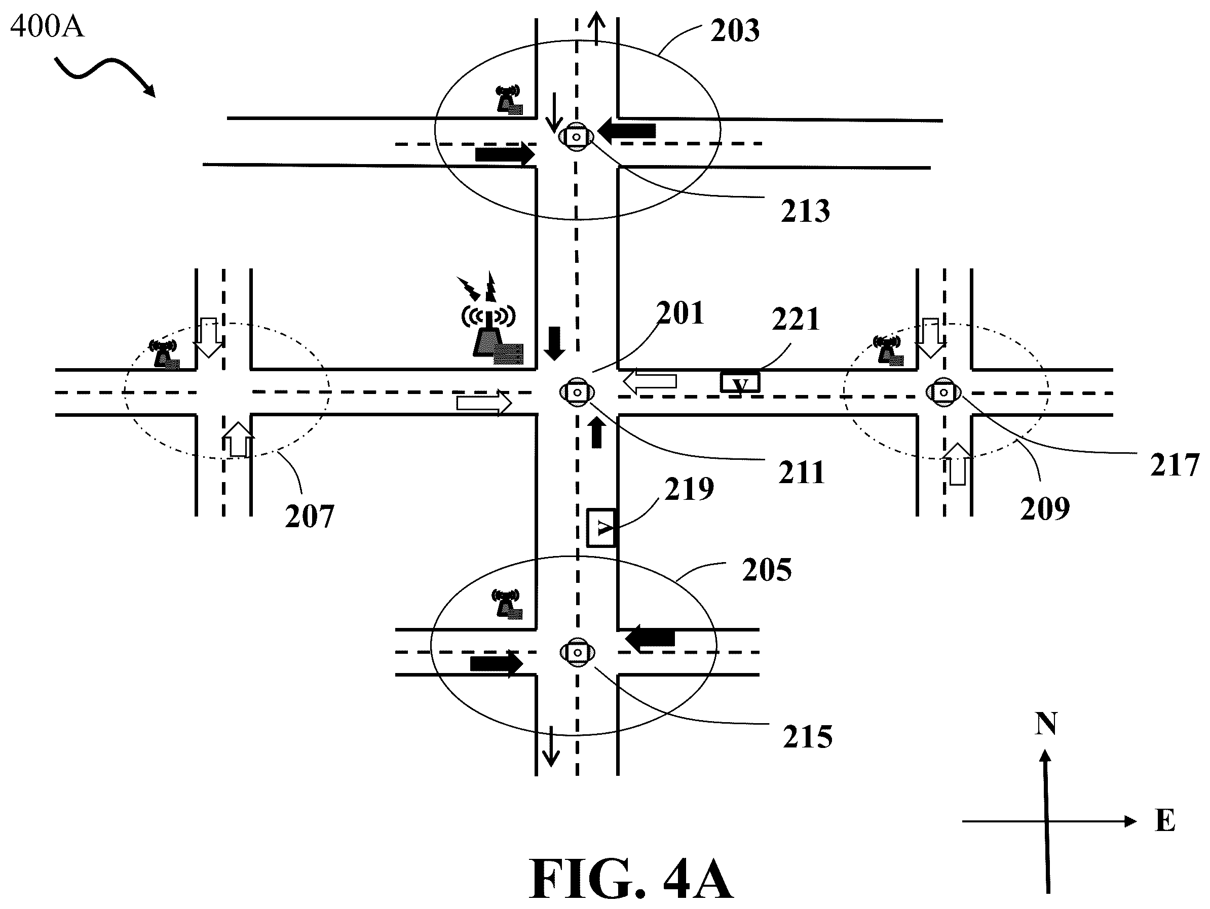 Patent US12367771 Figure 4 – Hierarchical optimization-based coordinated control of traffic rules and mixed traffic in multi-intersection environments