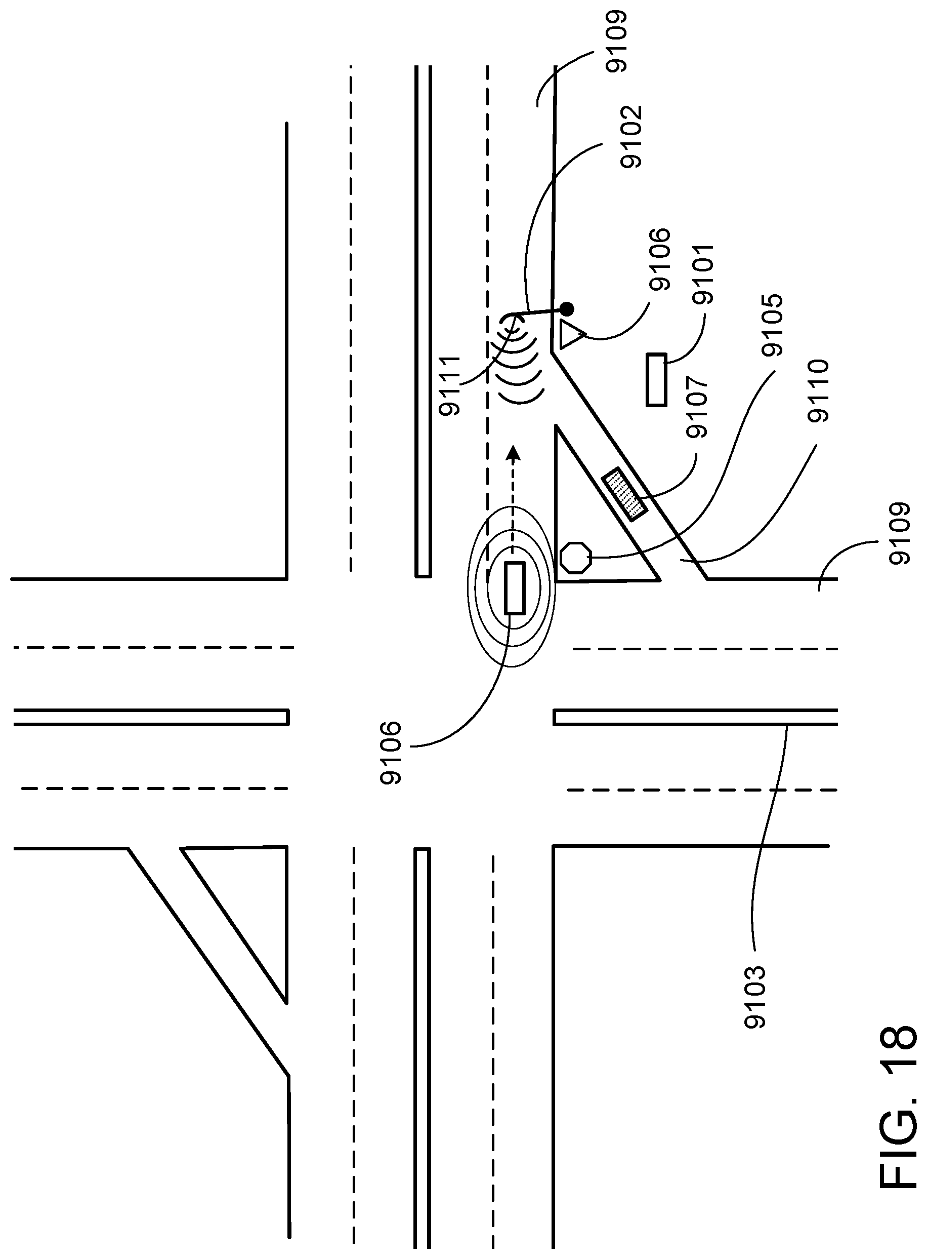 Patent US12367772 Figure 13 – Early warning and collision avoidance