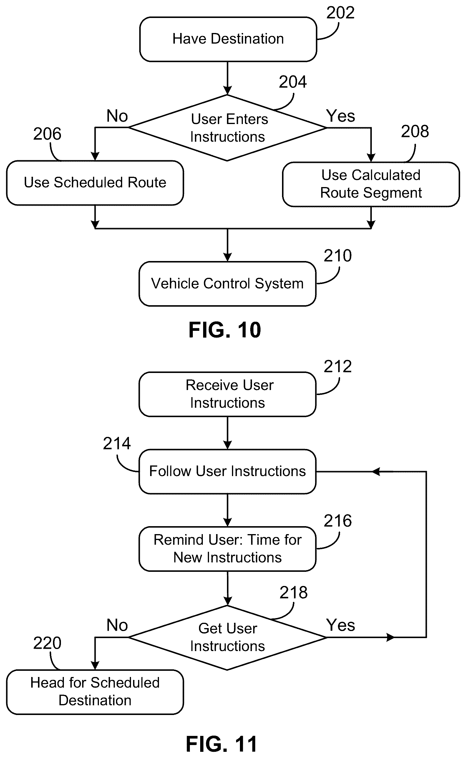 Patent US12367774 Figure 6 – Autonomous driving under user instructions and hailing methods