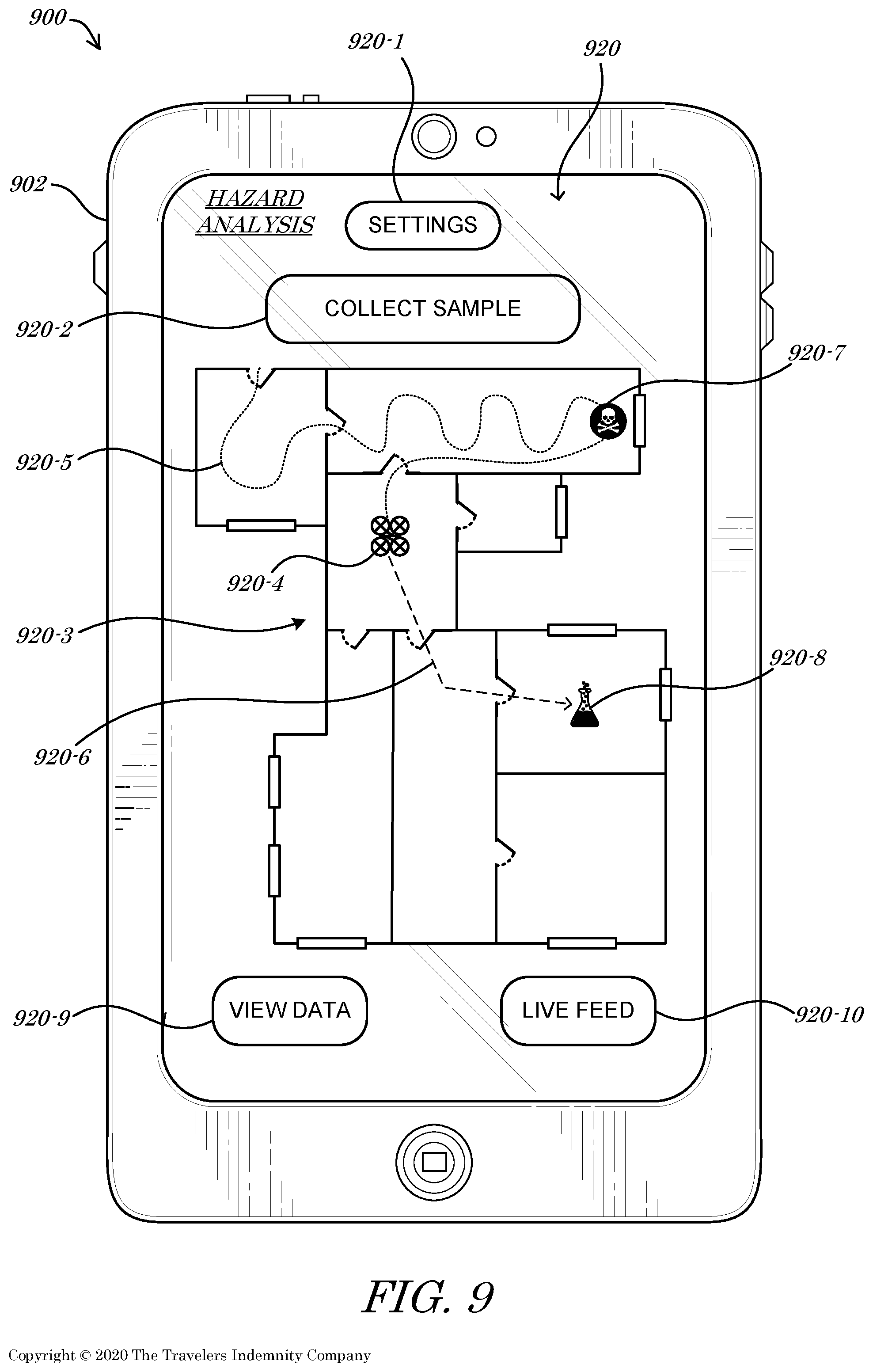 Patent US12367777 Figure 9 – Systems and methods for autonomous hazardous area data collection