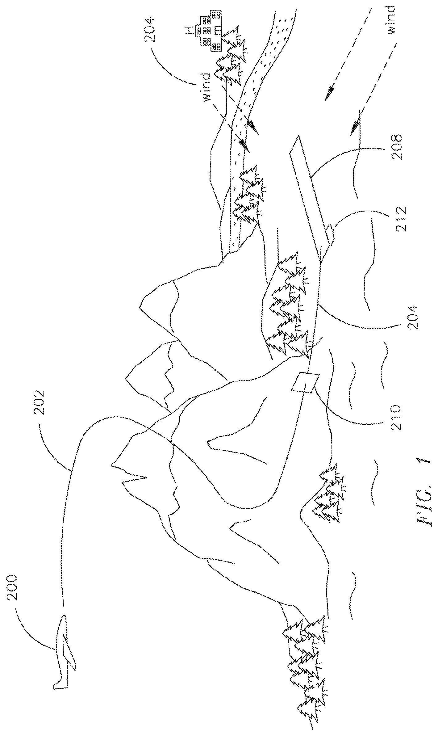 Patent US12367782 Figure 1 – System and apparatus for automatic selection of alternate landing site from a hierarchy of landing sites
