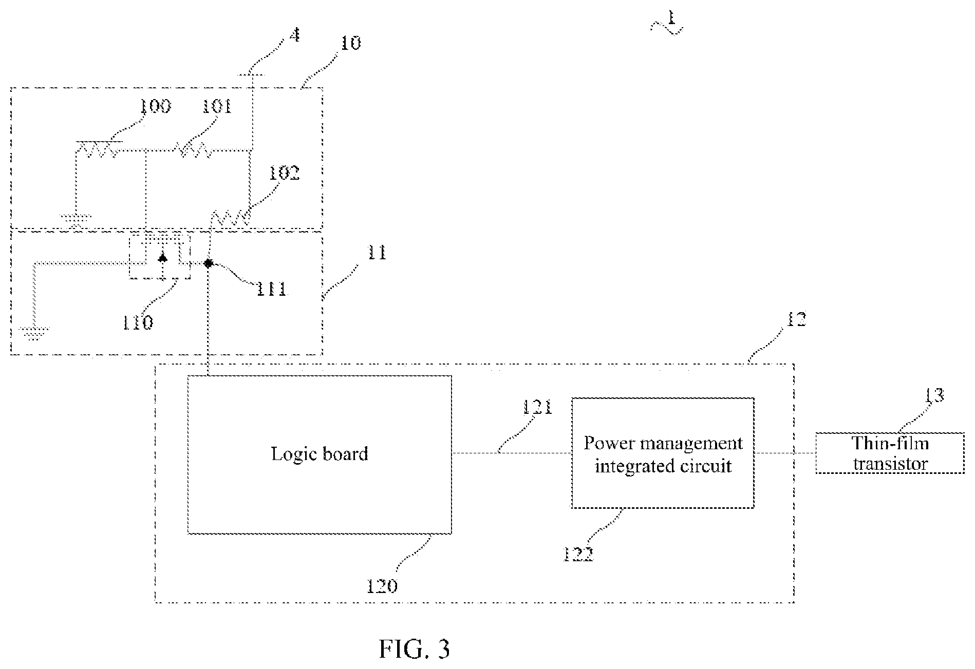 Patent US12367796 Figure 2 – Control circuit, display device, and electronic equipment