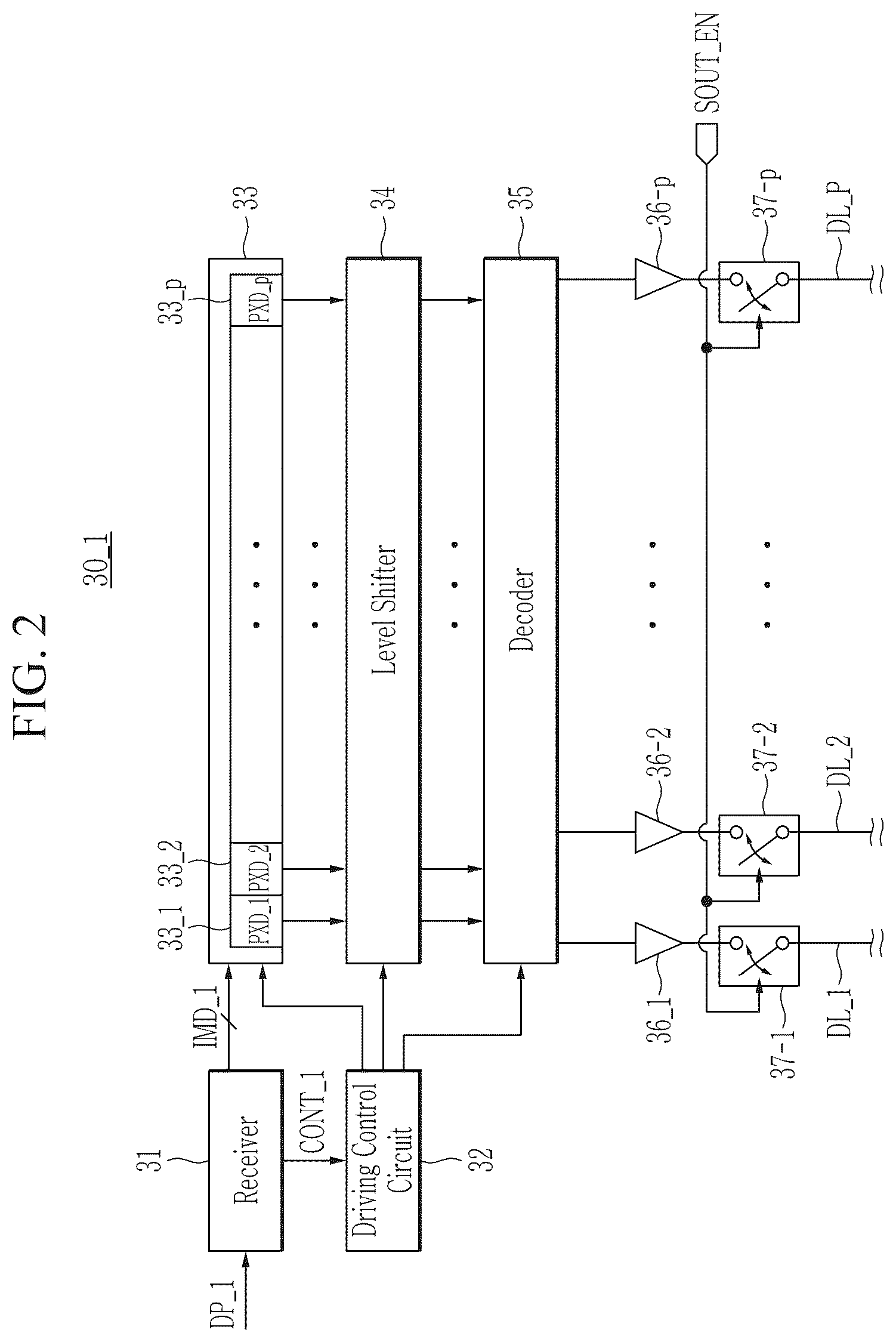 Patent US12367797 Figure 2 – Display device and driving method thereof