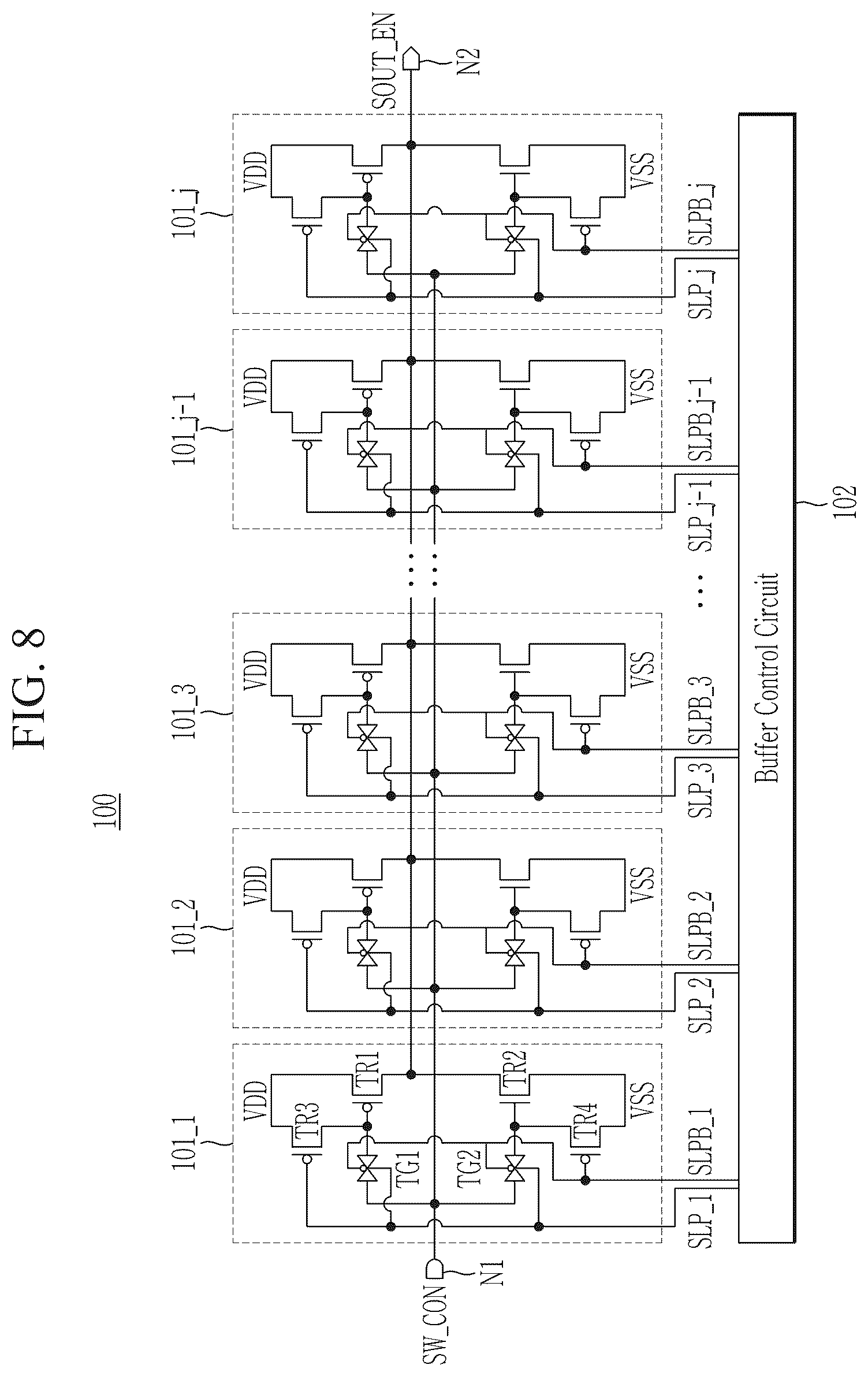 Patent US12367797 Figure 8 – Display device and driving method thereof