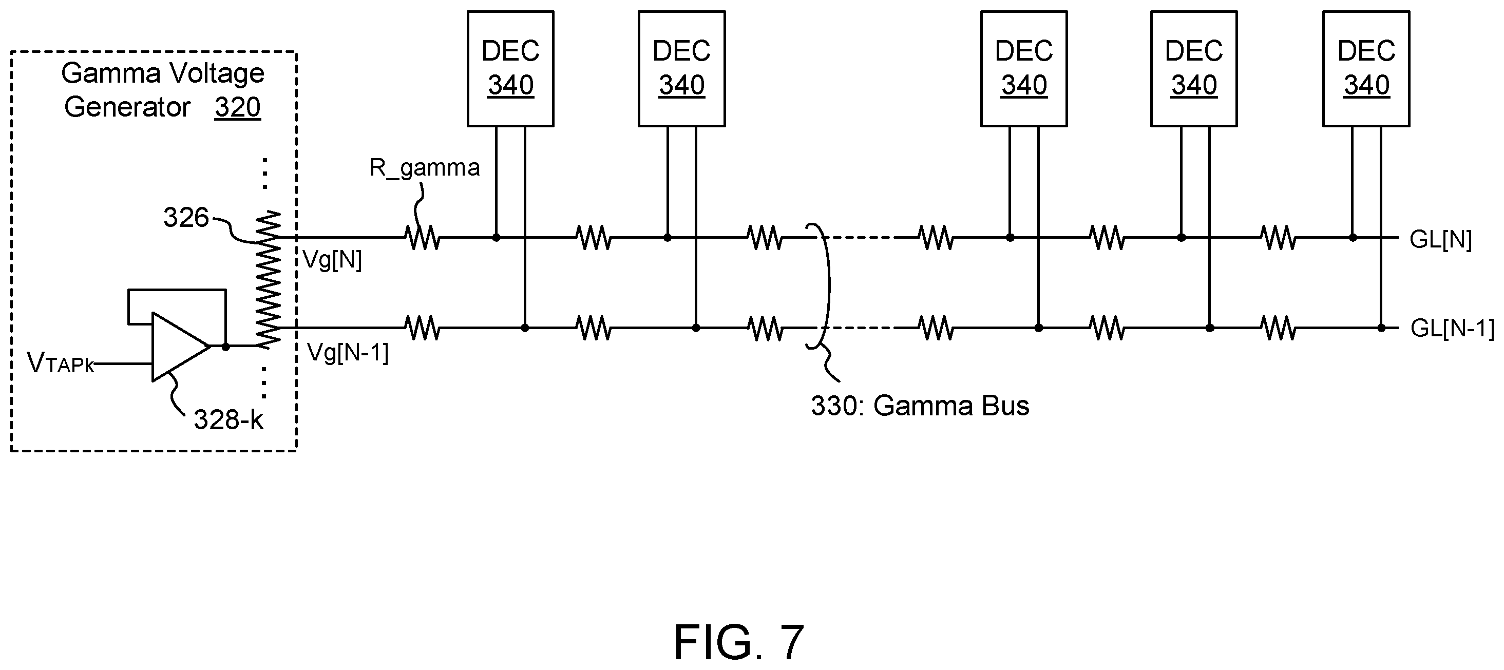 Patent US12367798 Figure 8 – Slew rate enhancement at source amplifier inputs