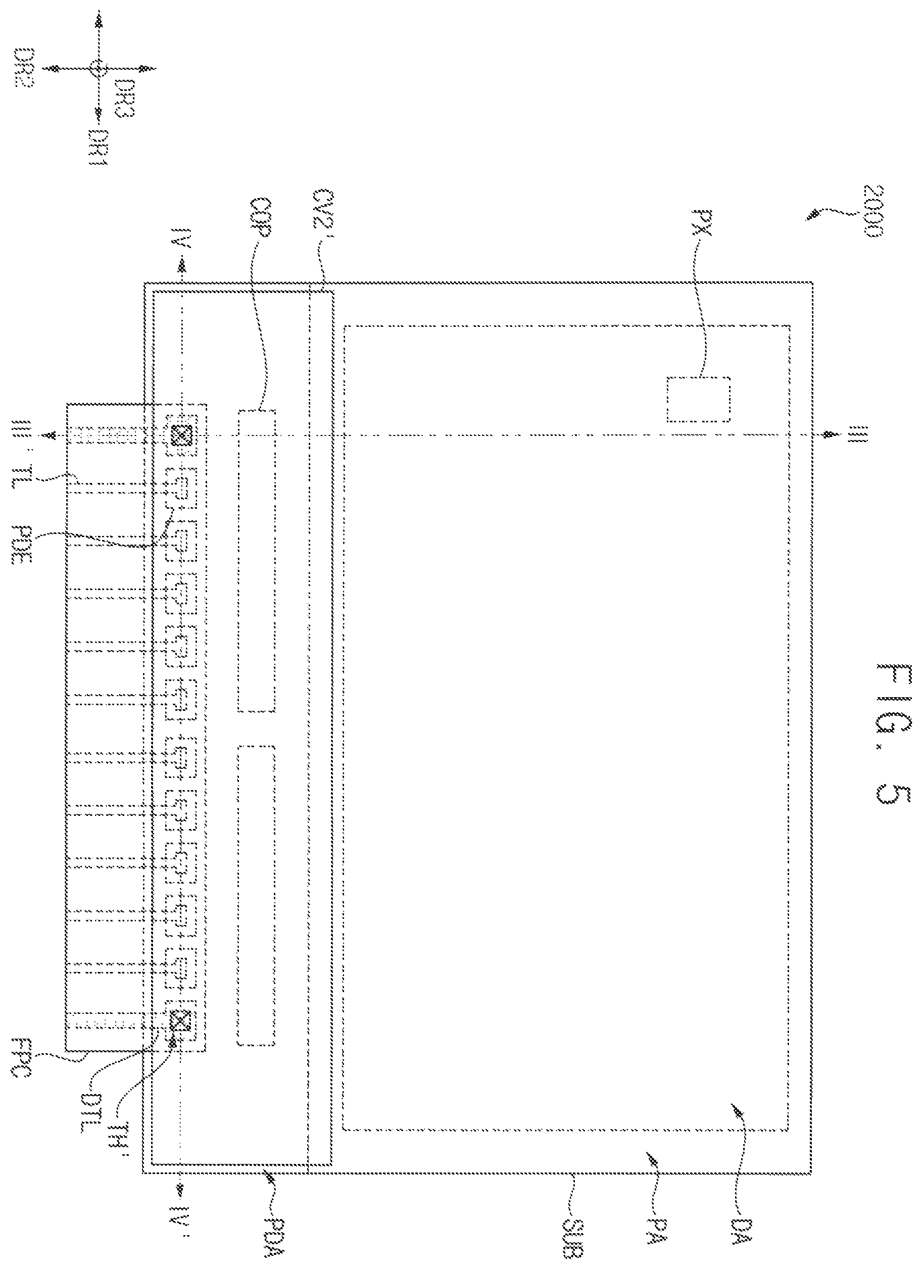 Patent US12367802 Figure 5 – Display device and manufacturing method of the same