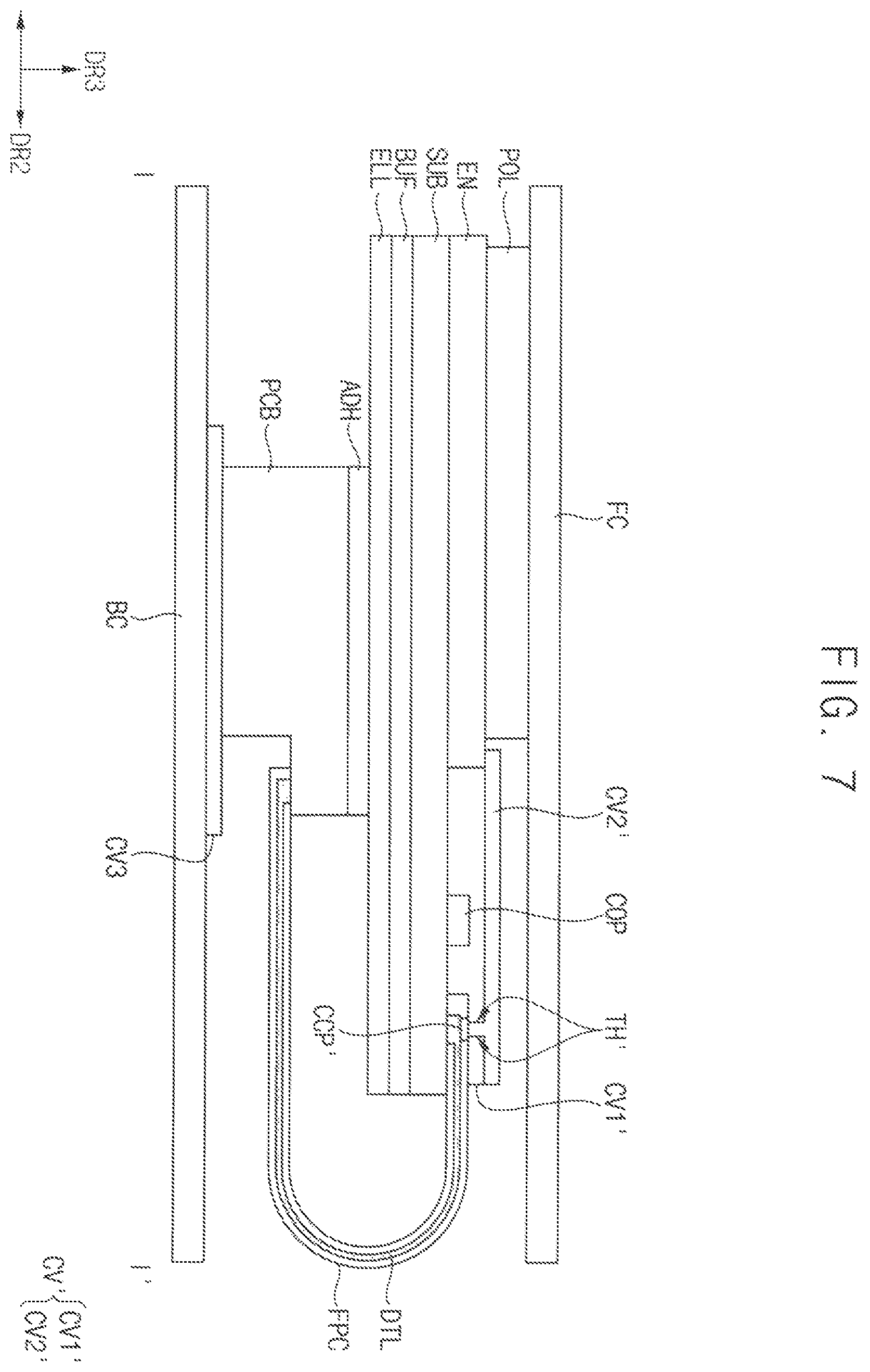 Patent US12367802 Figure 7 – Display device and manufacturing method of the same
