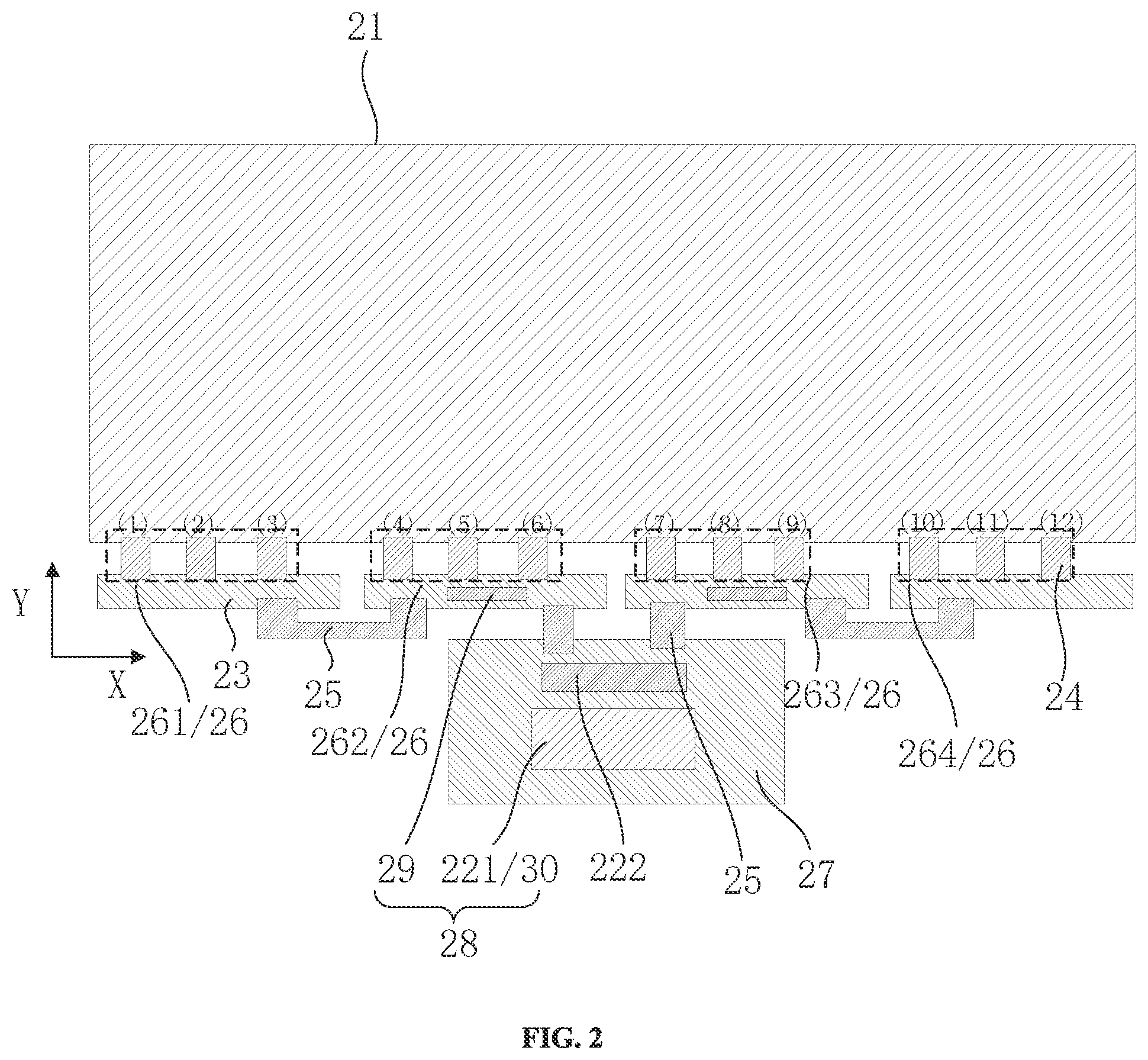 Patent US12367805 Figure 2 – Data signal regulating circuit and display device