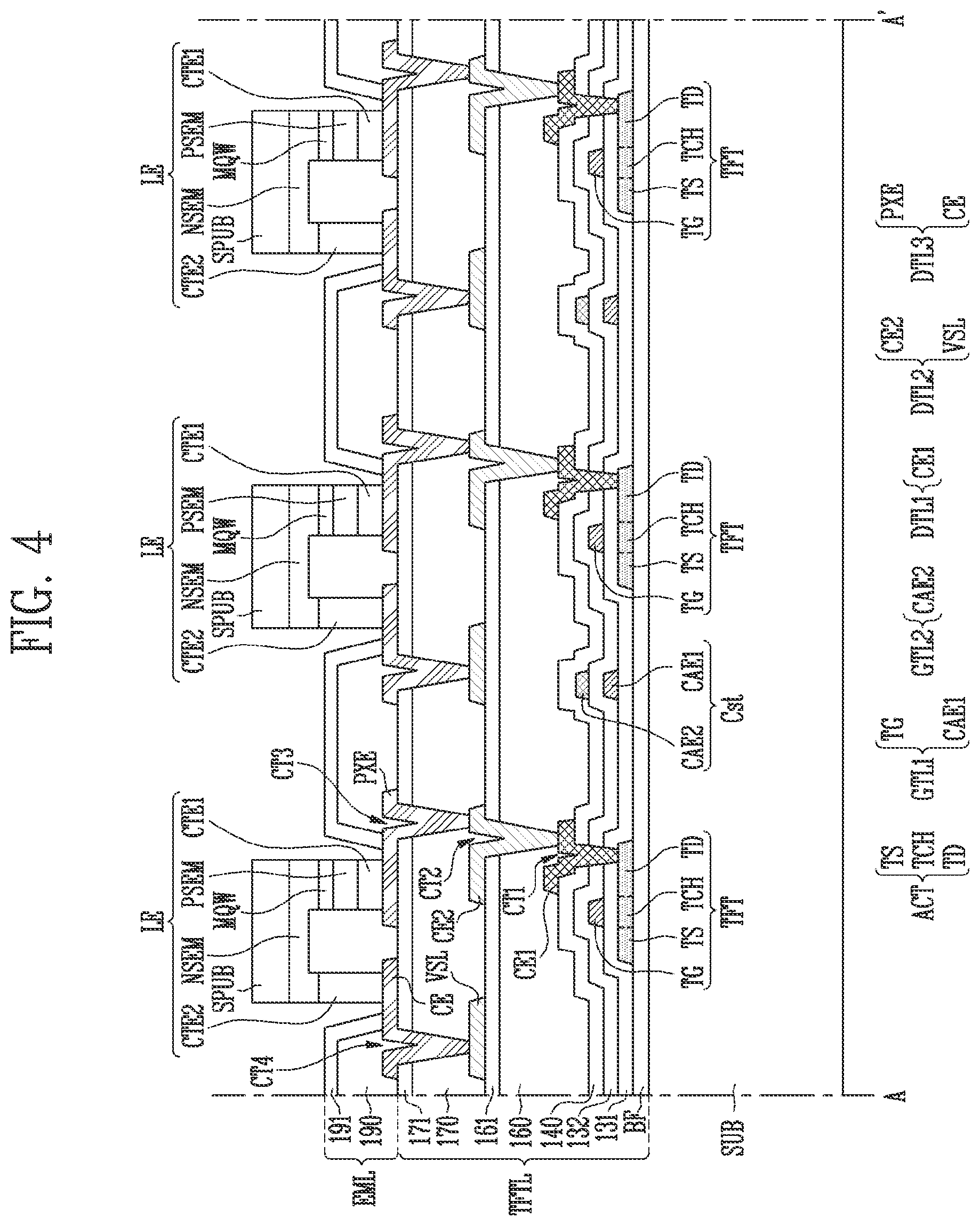 Patent US12367809 Figure 4 – Display device and tiled display device
