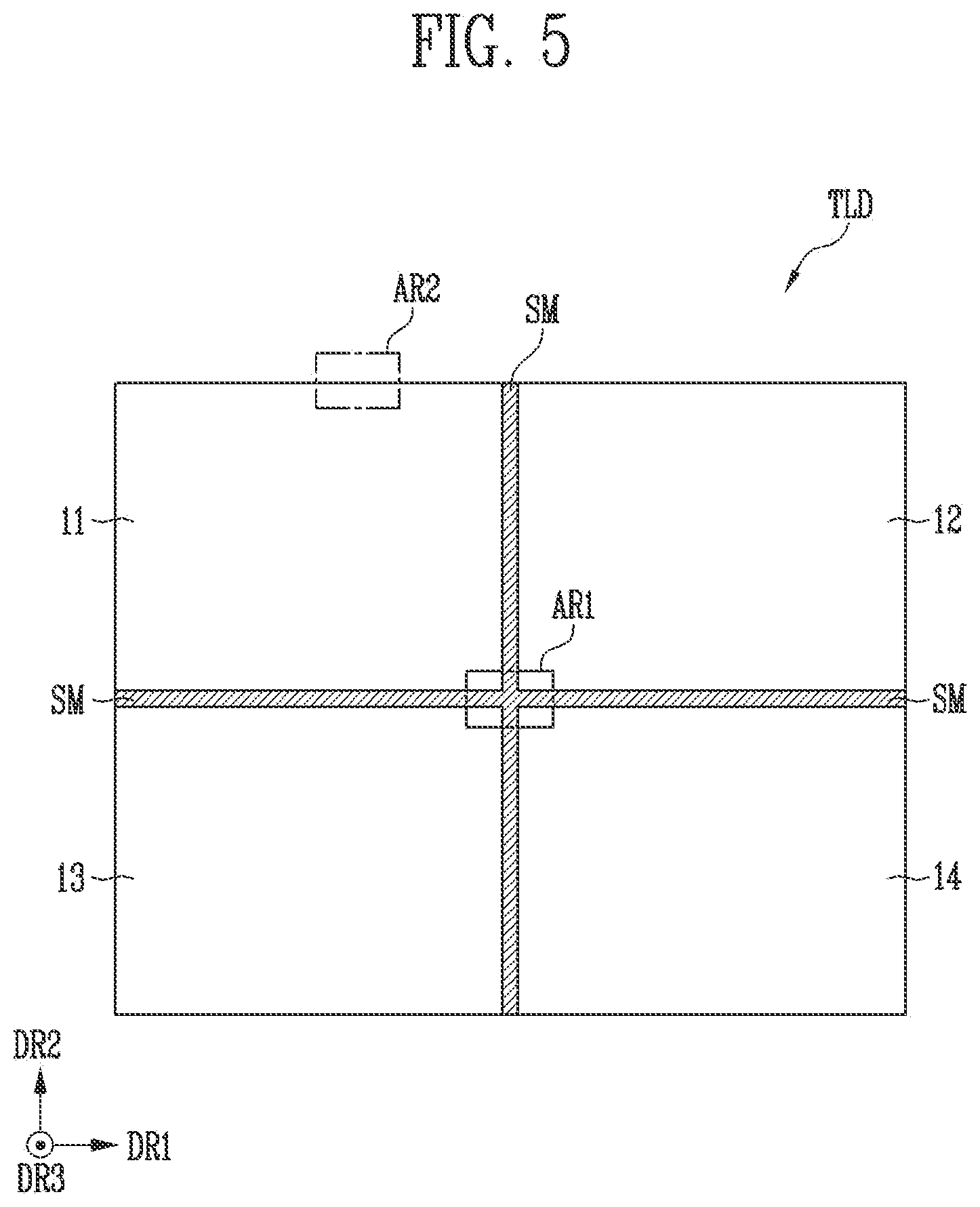 Patent US12367809 Figure 5 – Display device and tiled display device