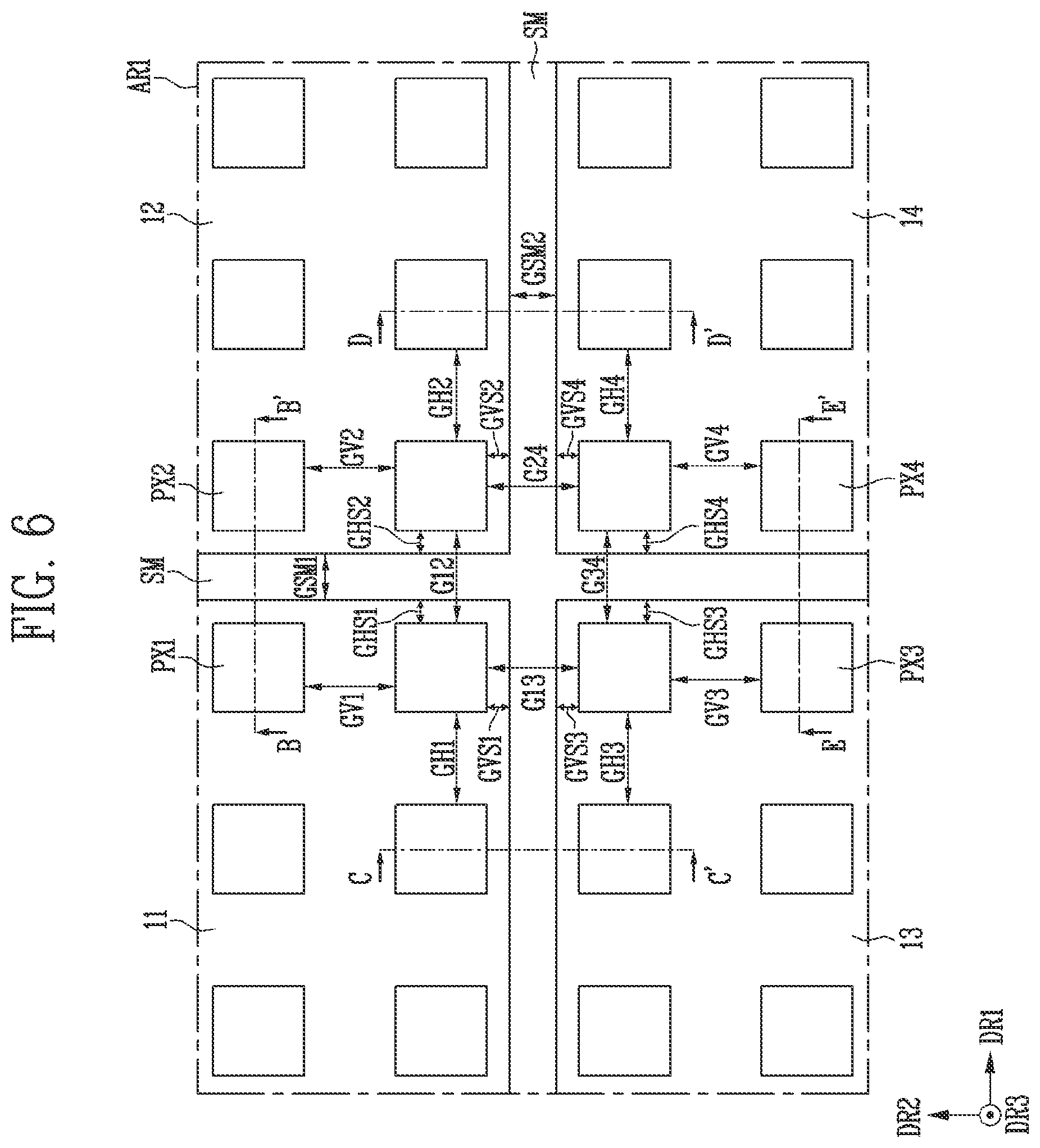 Patent US12367809 Figure 6 – Display device and tiled display device