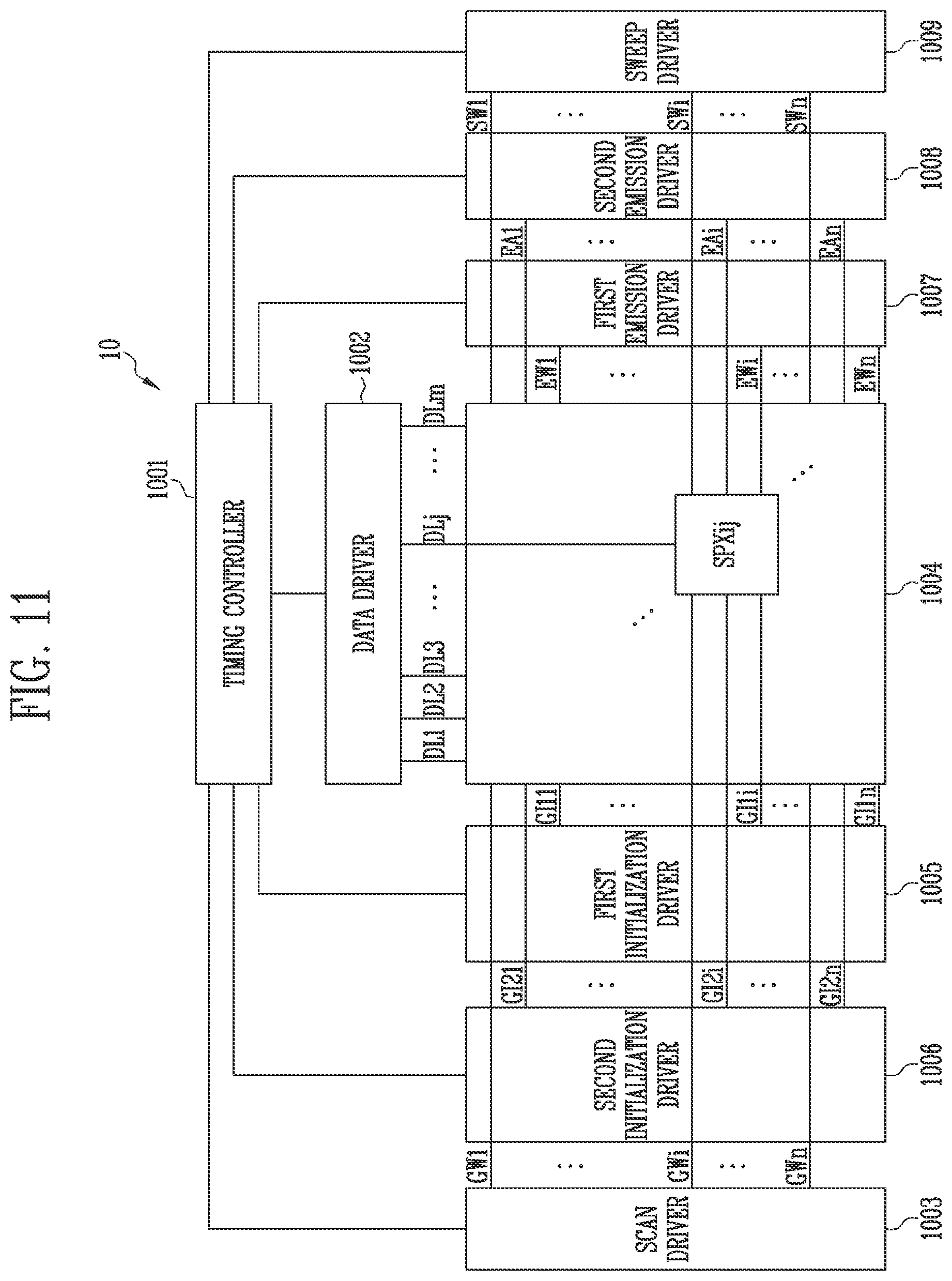 Patent US12367809 Figure 11 – Display device and tiled display device