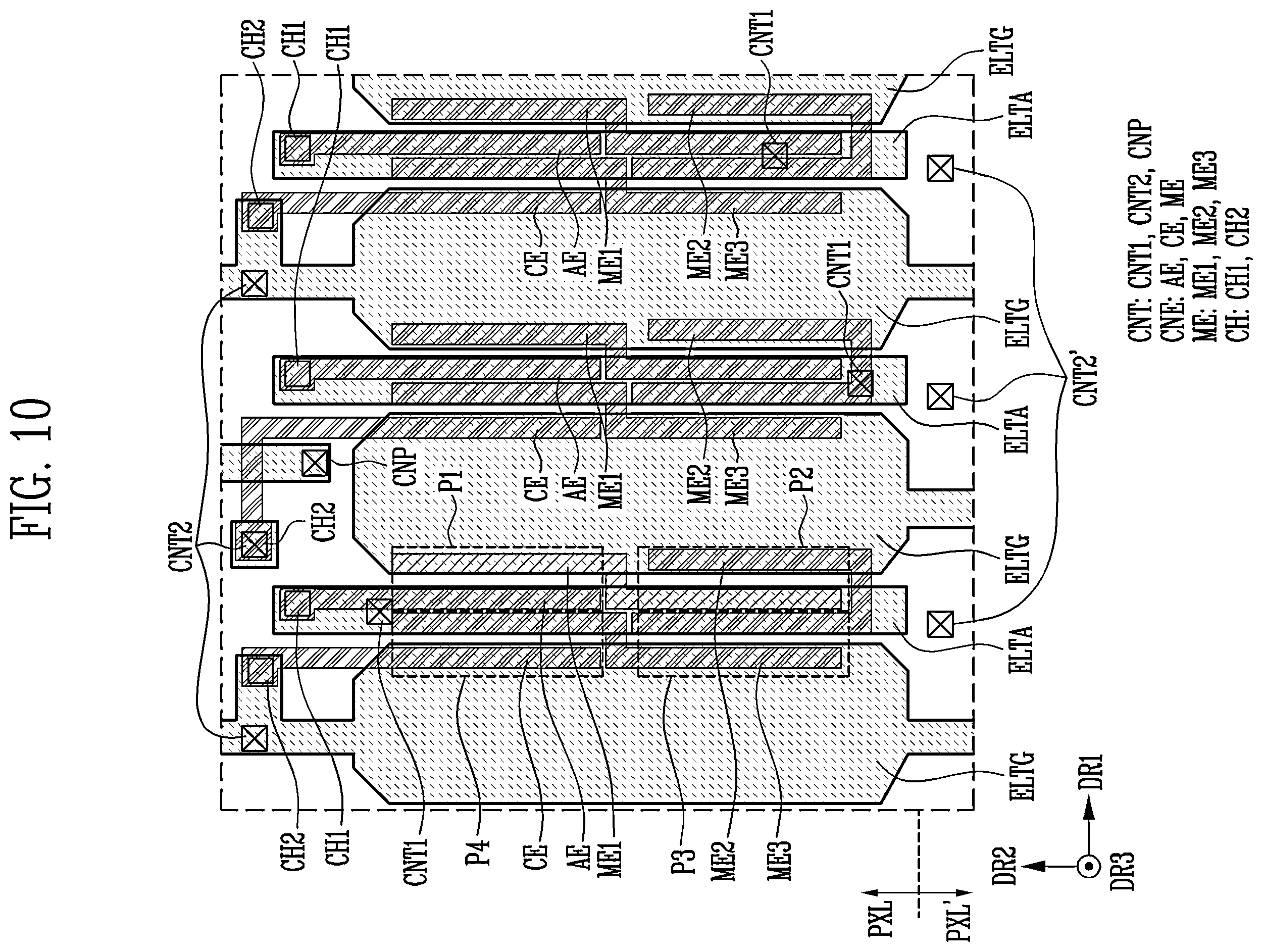 Patent US12367810 Figure 10 – Display device and manufacturing method for the same