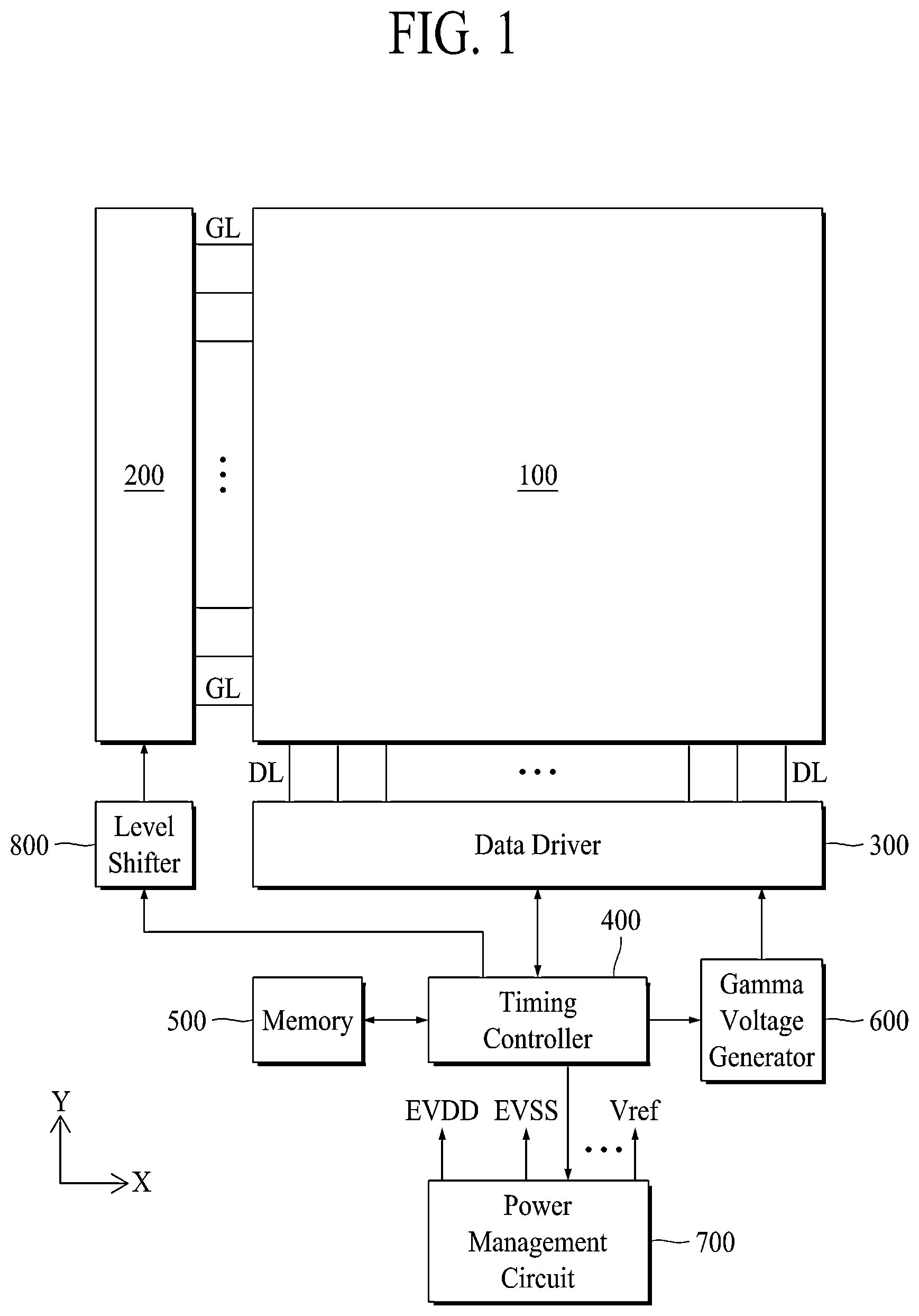 Patent US12367811 Figure 1 – Display device and method for driving the same