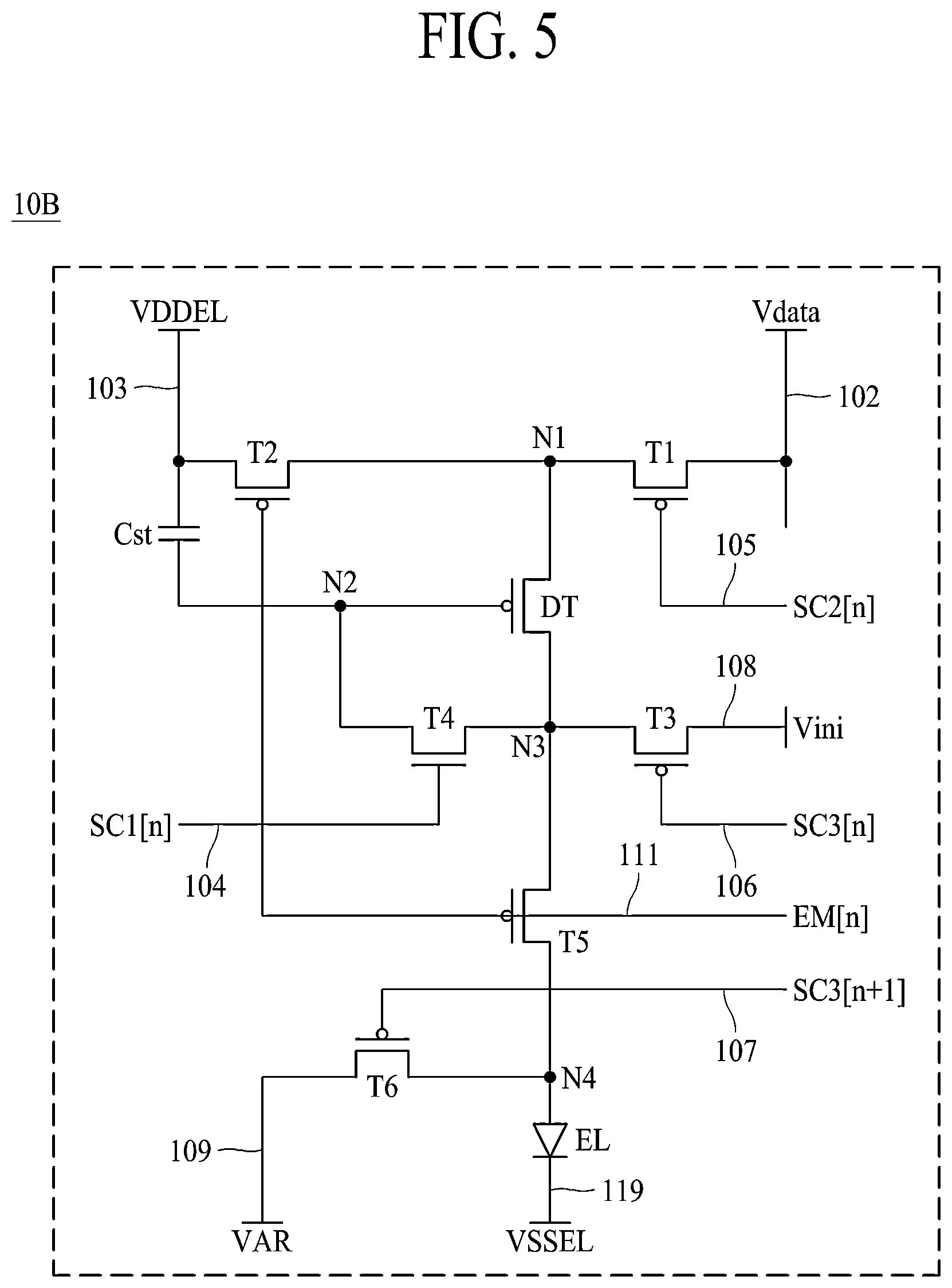 Patent US12367812 Figure 5 – Transparent display device and method for driving the same