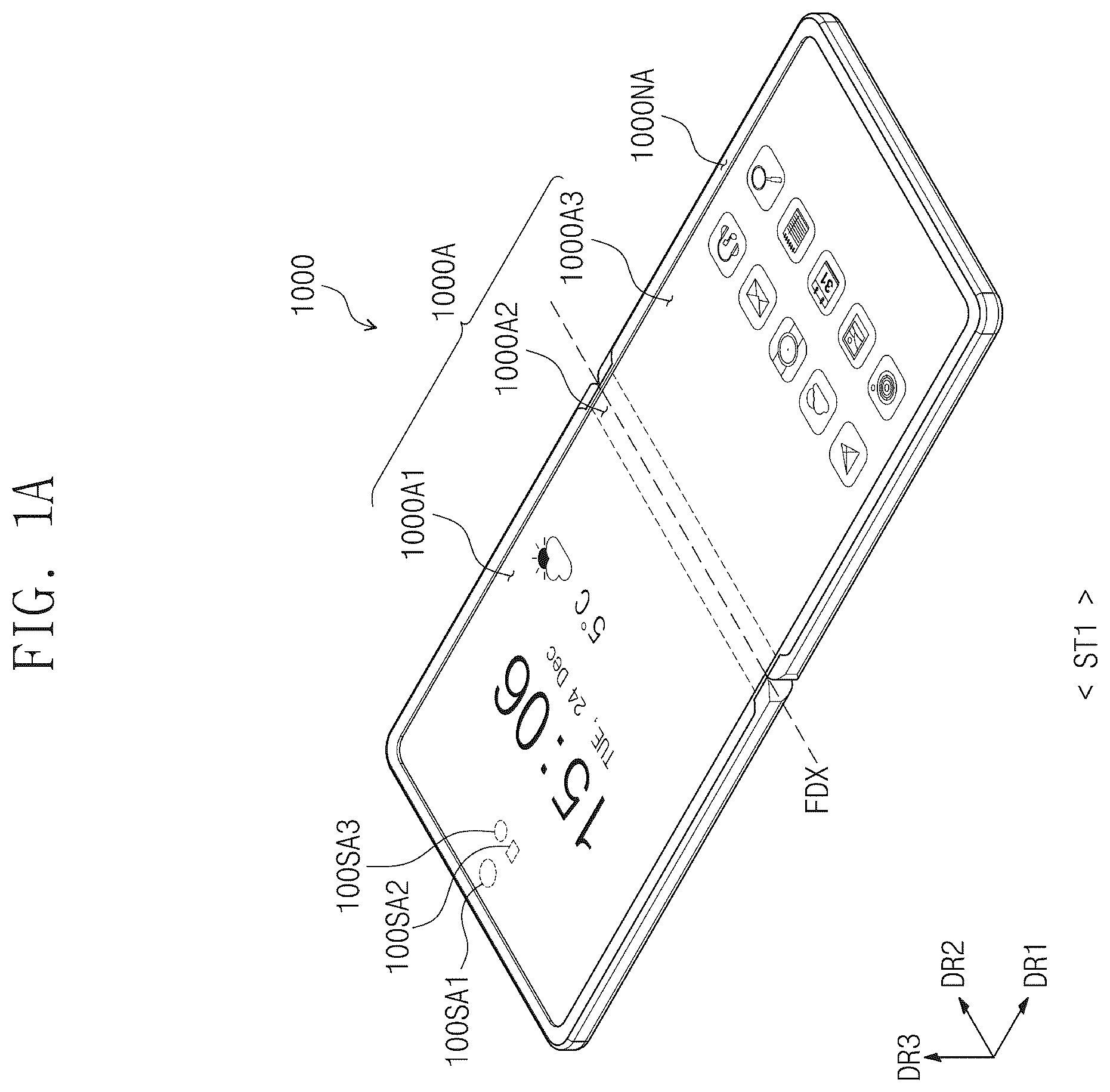 Patent US12367813 Figure 1 – Electronic device and method of driving electronic device