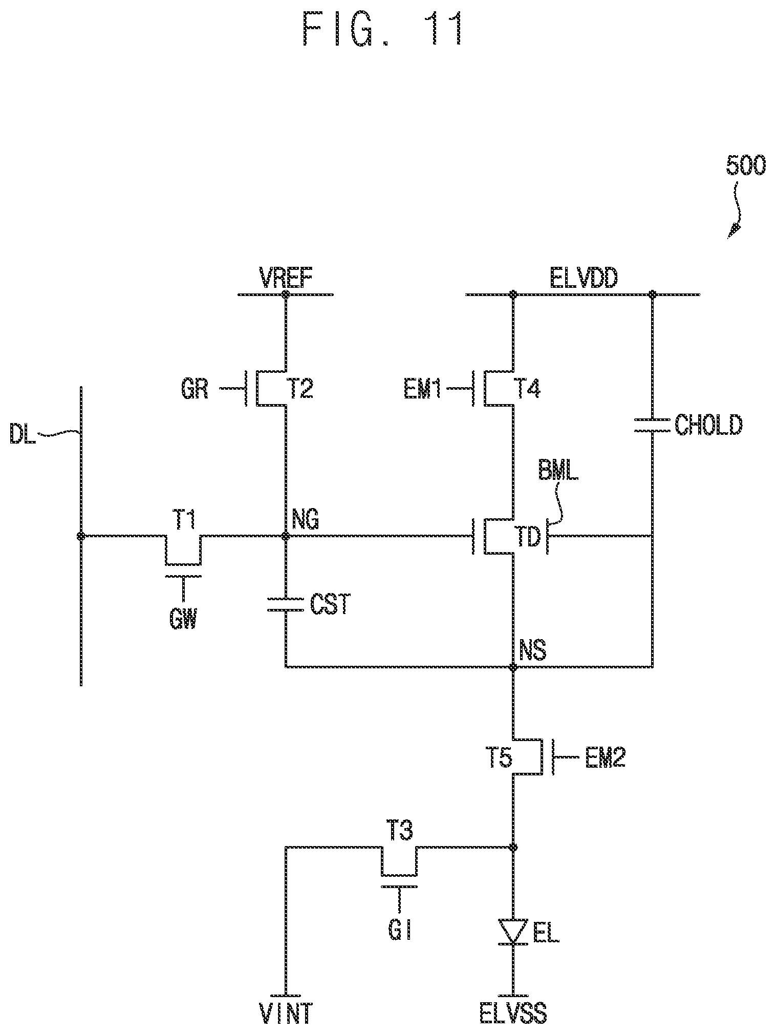 Patent US12367814 Figure 11 – Display device capable of adjusting at least one of reference voltage and initialization voltage according to brightness value