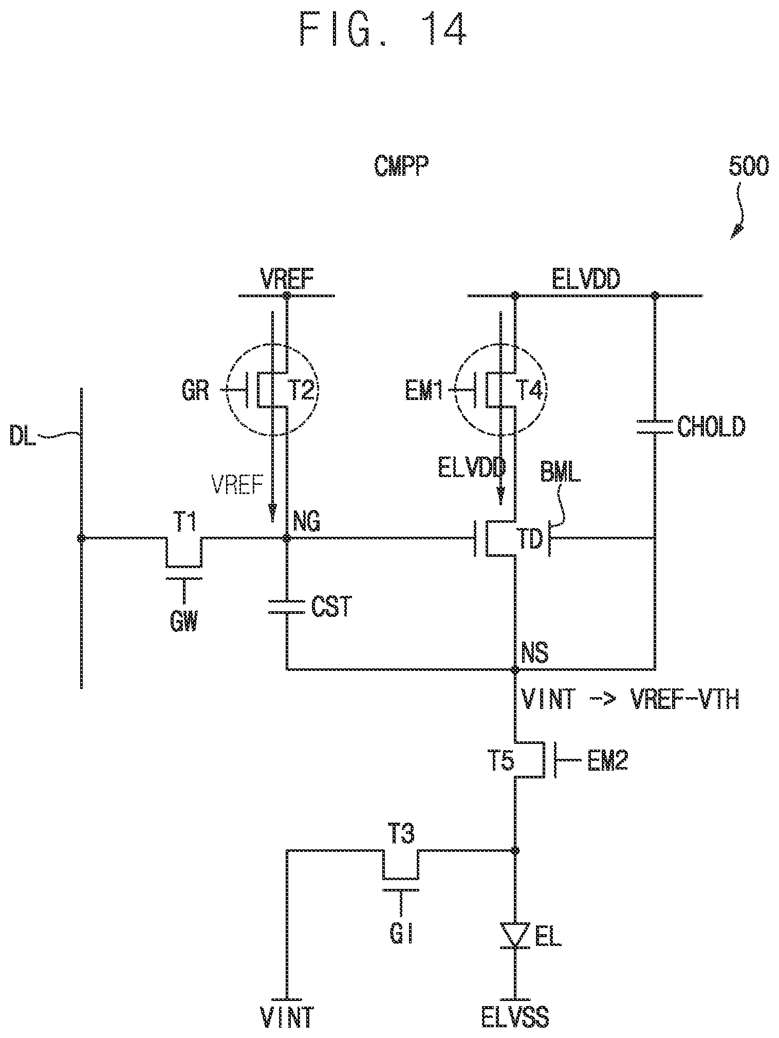 Patent US12367814 Figure 14 – Display device capable of adjusting at least one of reference voltage and initialization voltage according to brightness value