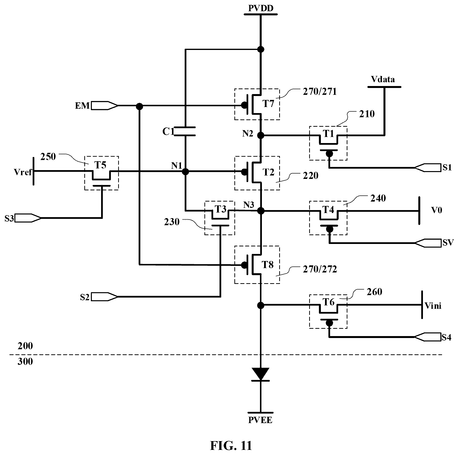 Patent US12367818 Figure 8 – Display panel and display device