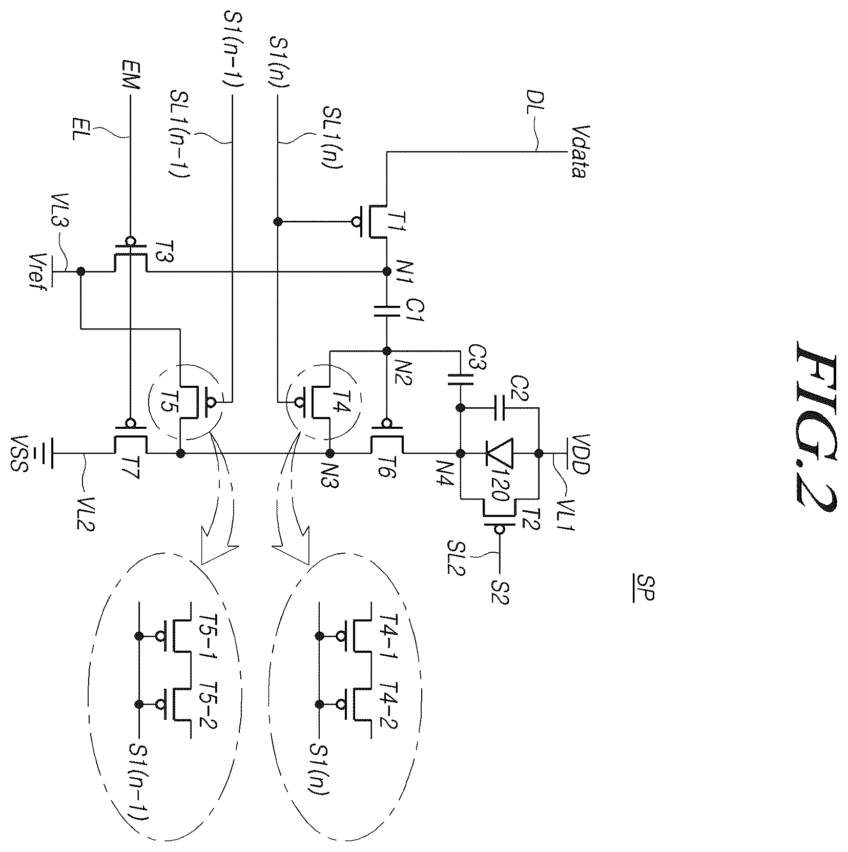 Patent US12367819 Figure 2 – Display device