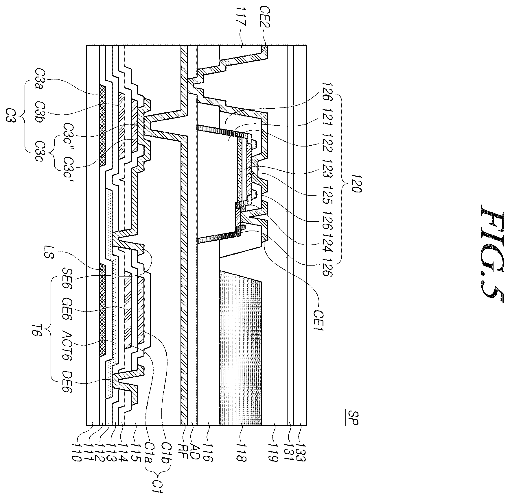 Patent US12367819 Figure 5 – Display device