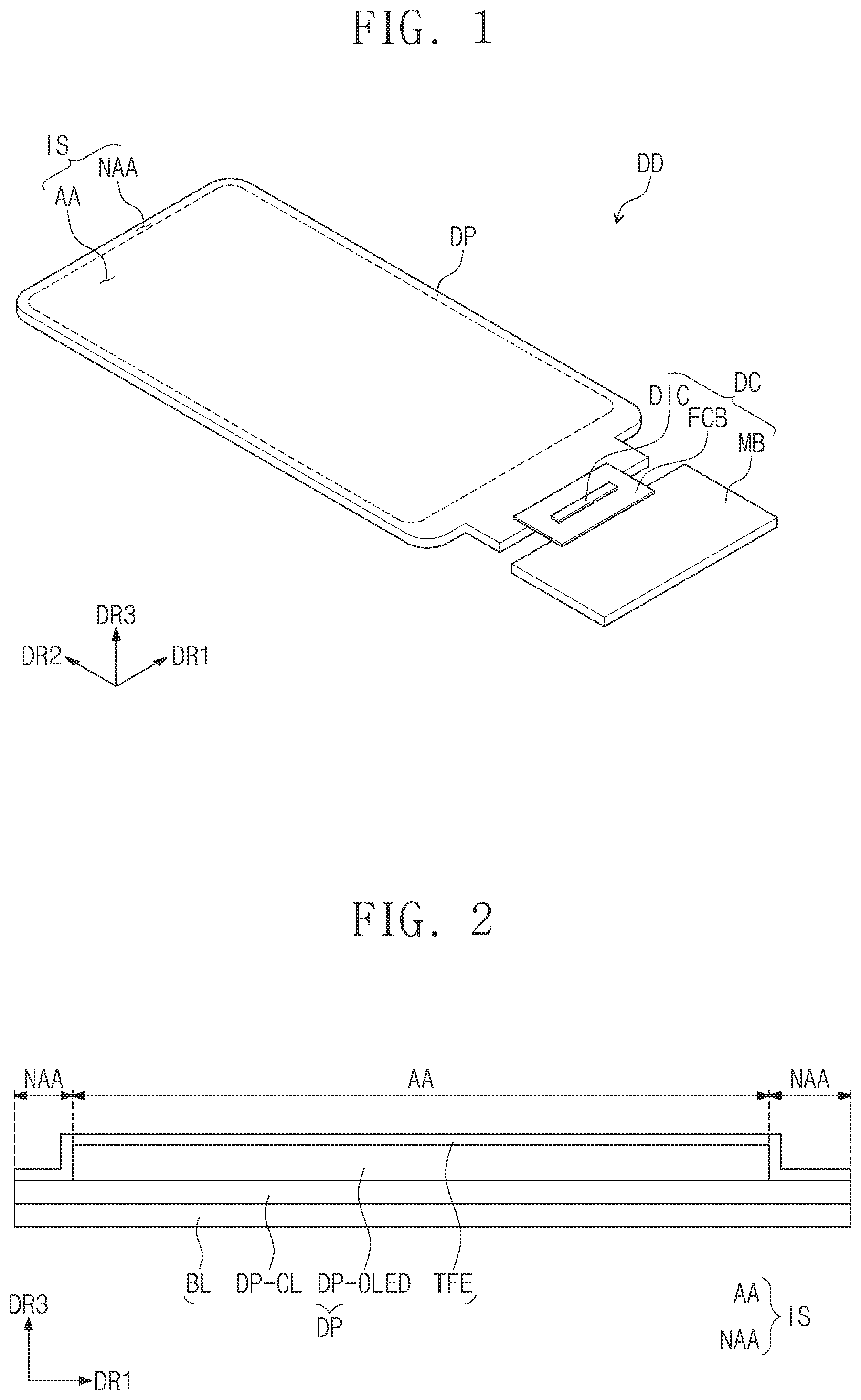 Patent US12367822 Figure 1 – Display device