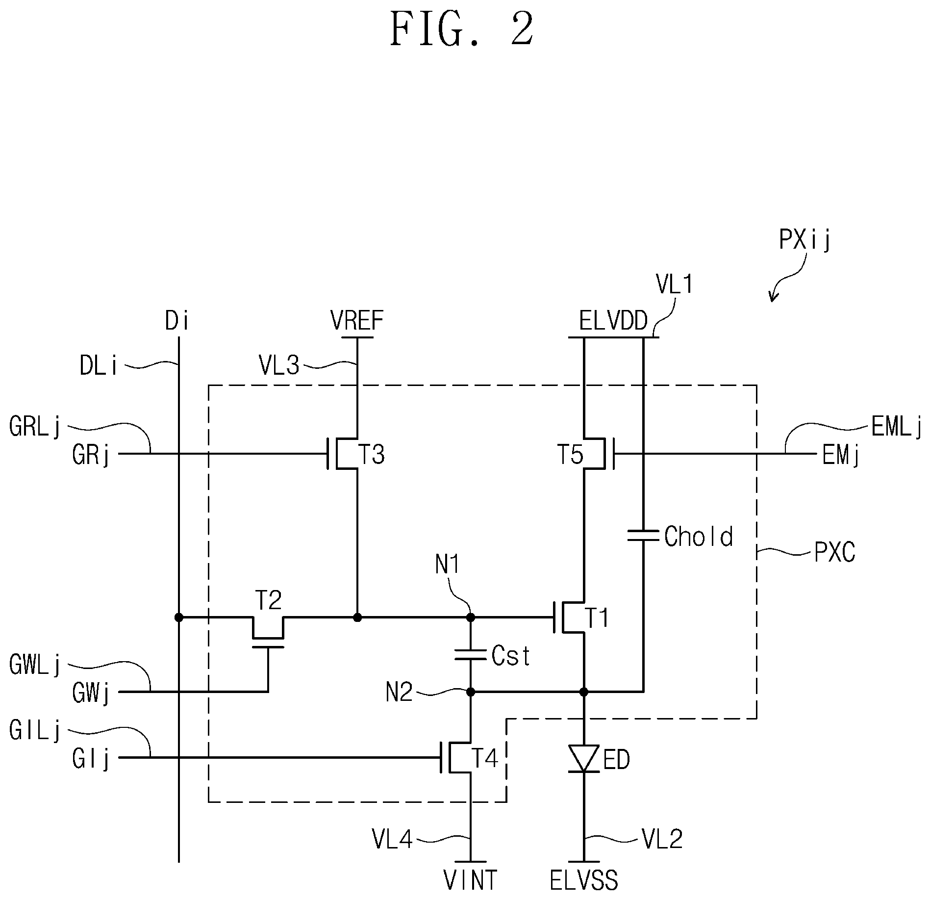 Patent US12367824 Figure 2 – Display device, operating method of display device and pixel characteristic detection method
