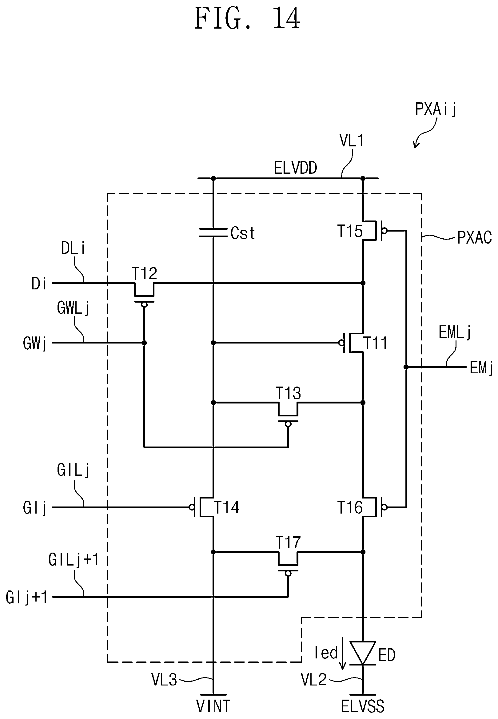 Patent US12367824 Figure 17 – Display device, operating method of display device and pixel characteristic detection method