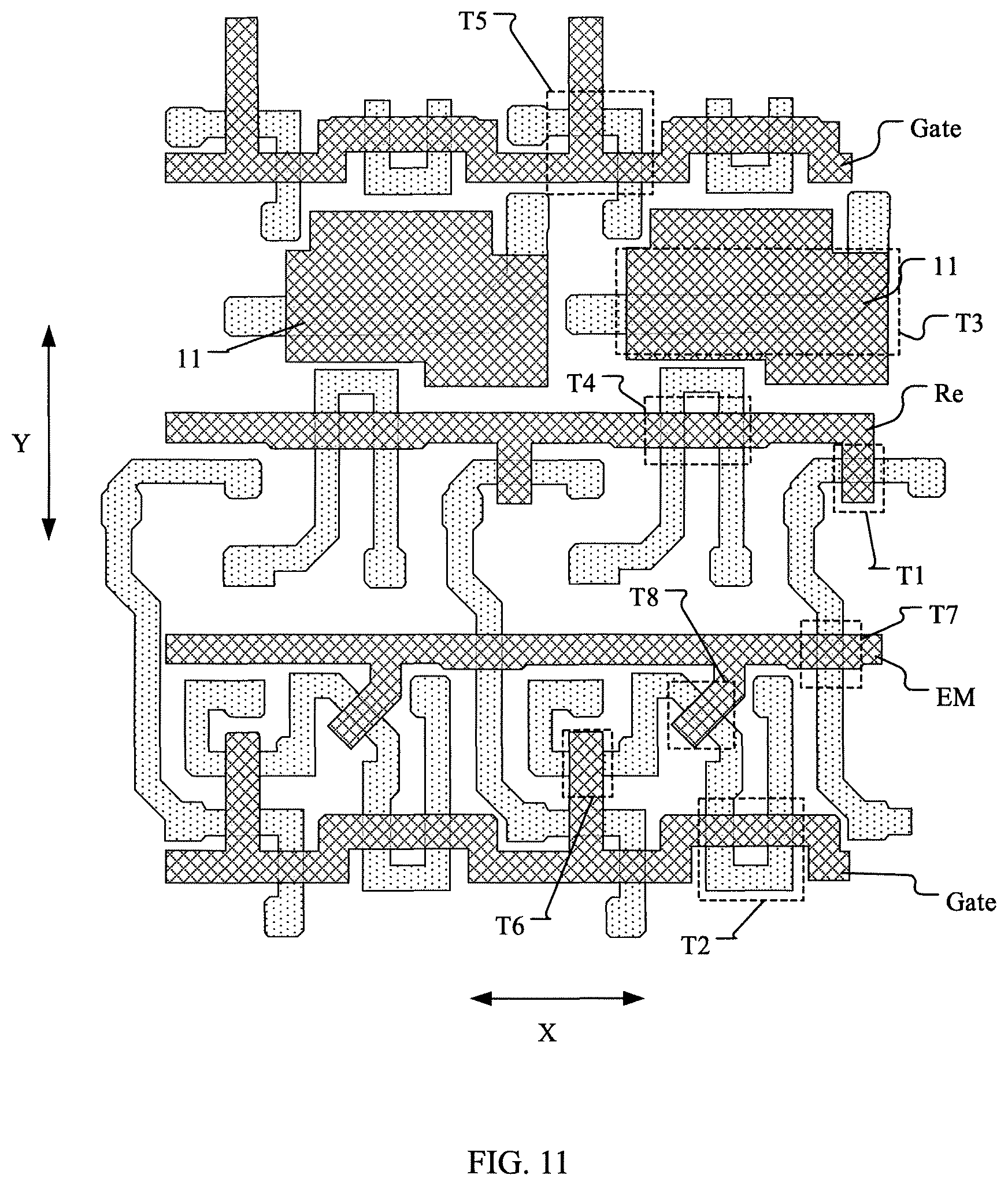 Patent US12367825 Figure 7 – Display panel and display device