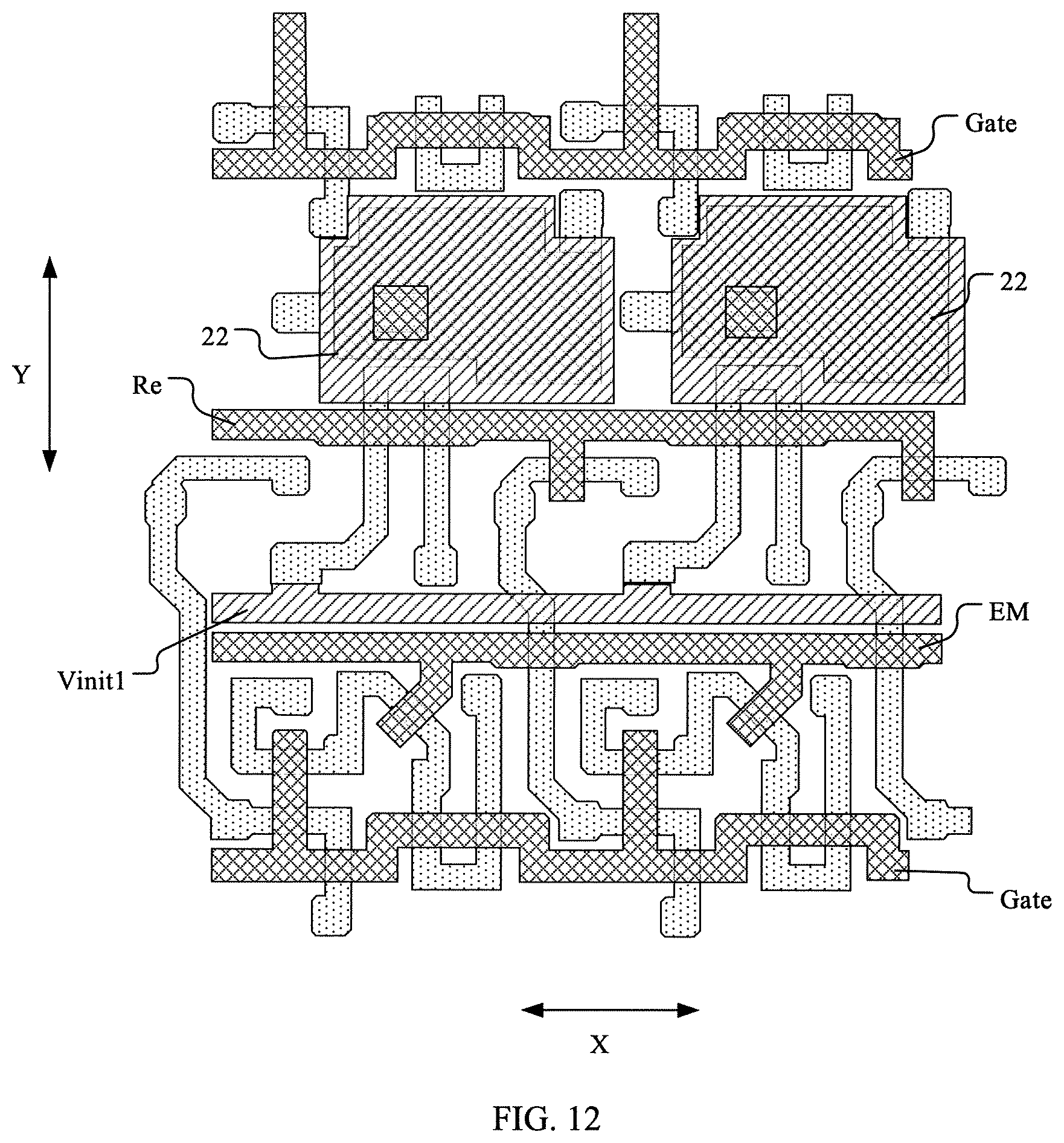 Patent US12367825 Figure 8 – Display panel and display device