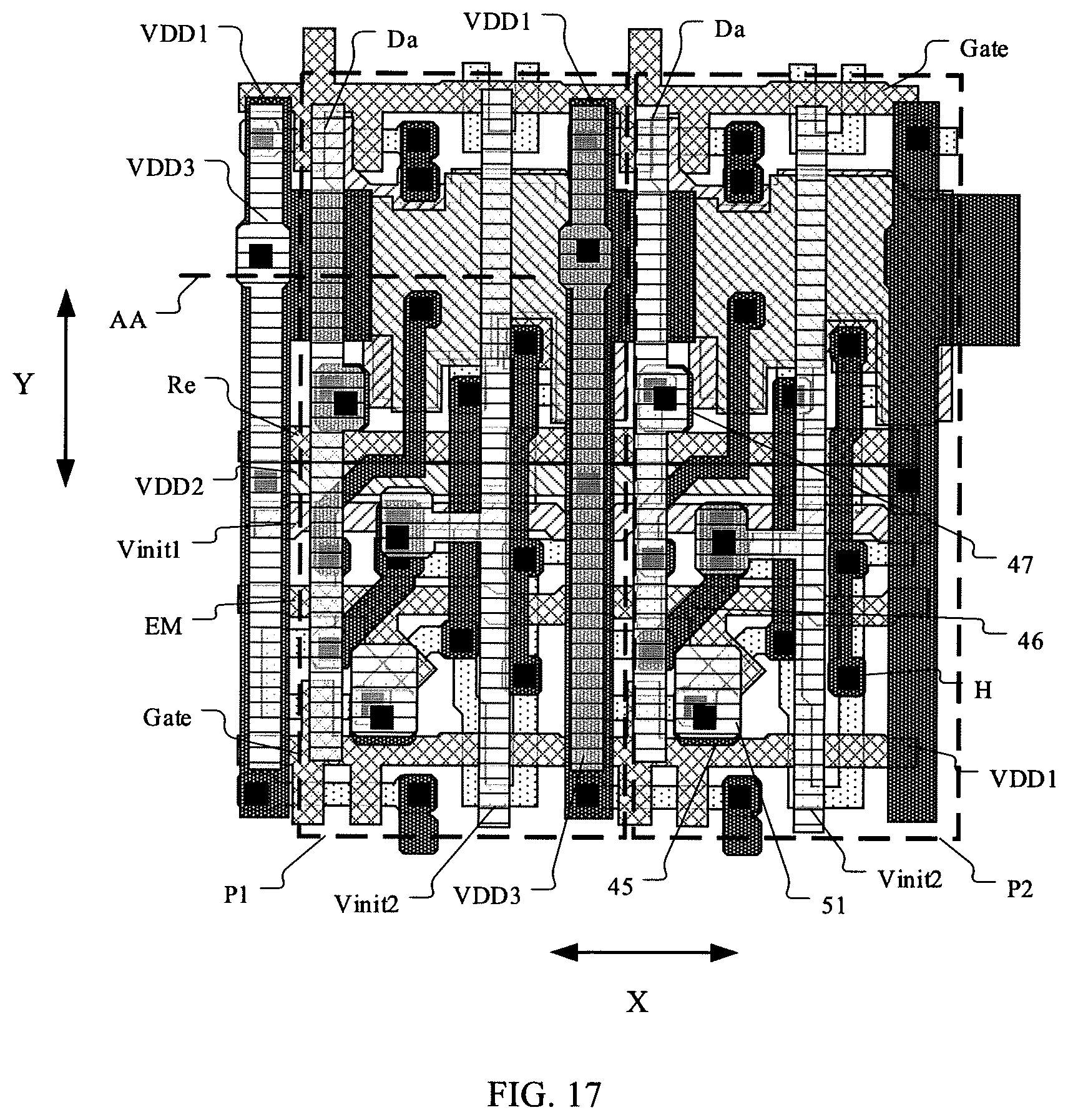 Patent US12367825 Figure 12 – Display panel and display device