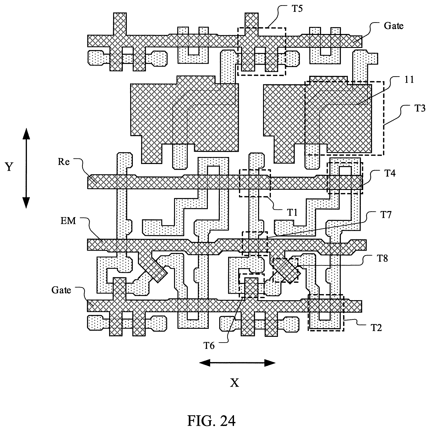 Patent US12367825 Figure 17 – Display panel and display device