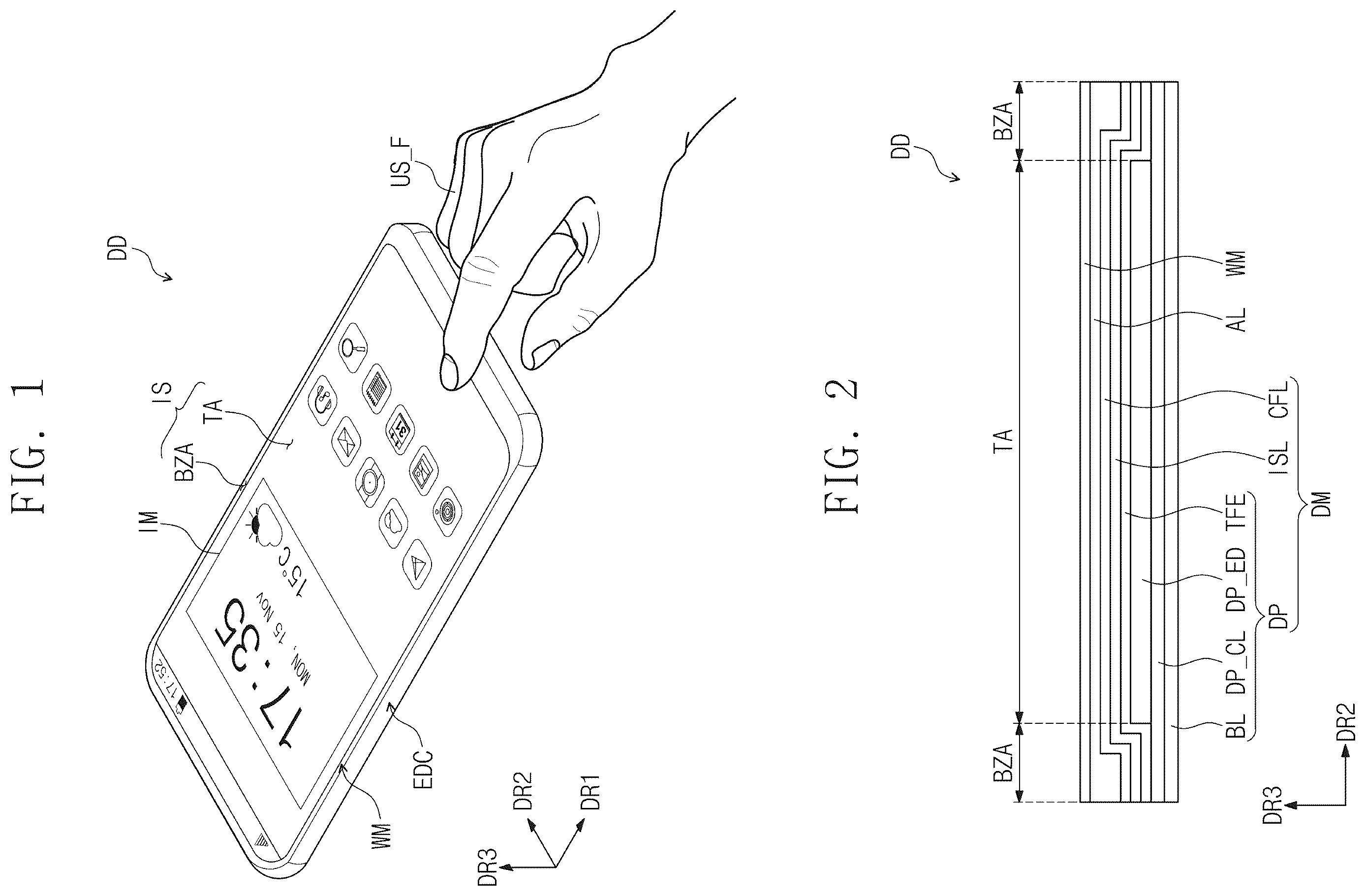 Patent US12367827 Figure 1 – Display device and method for driving the same