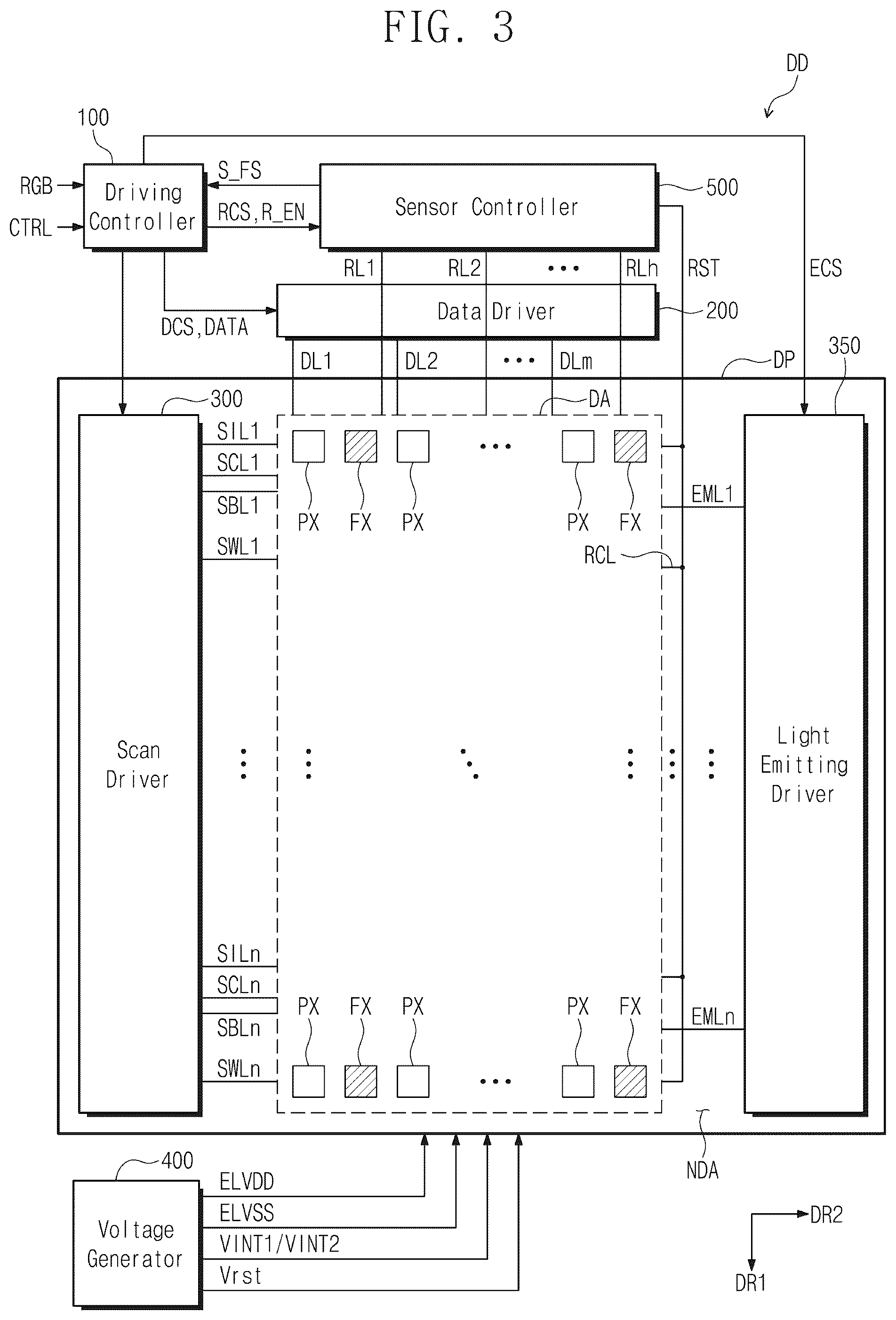 Patent US12367827 Figure 2 – Display device and method for driving the same