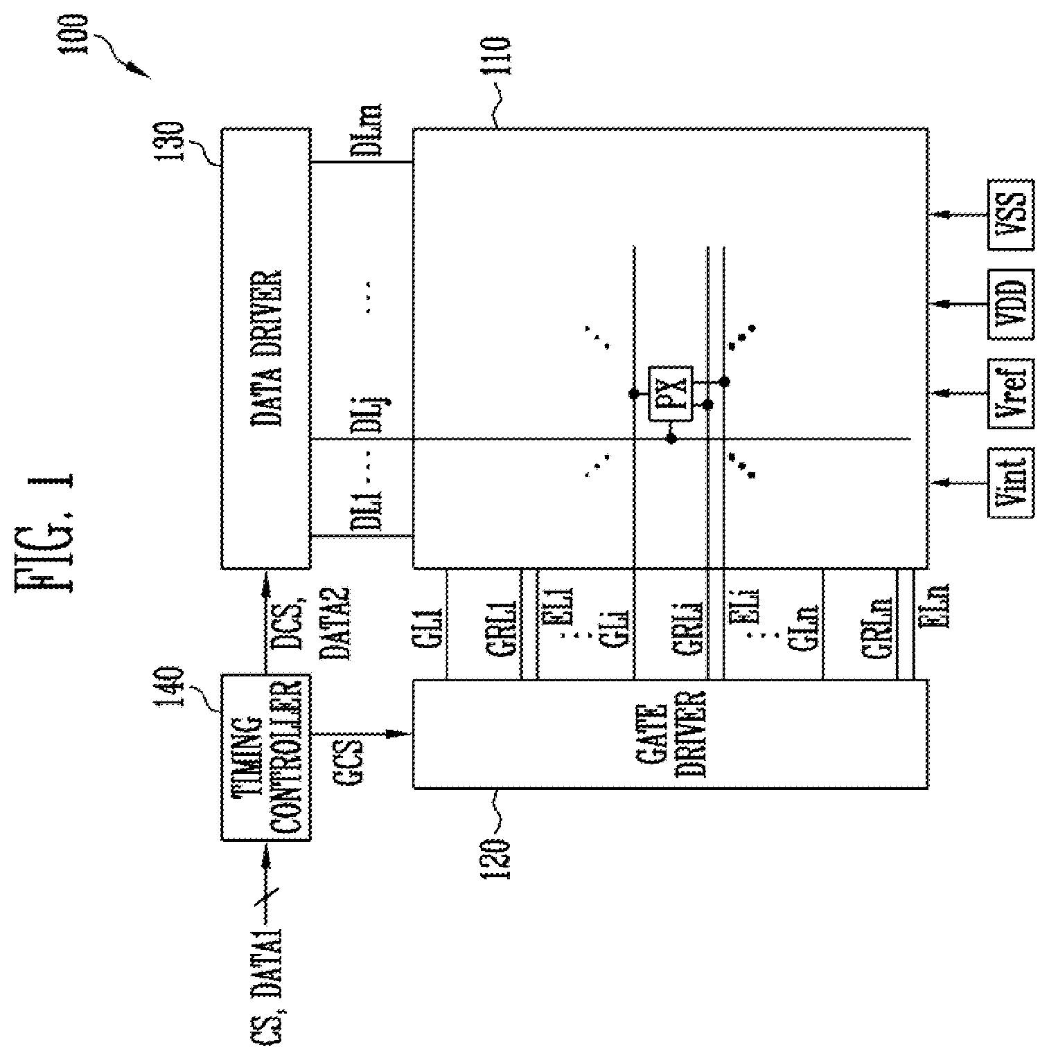 Patent US12367828 Figure 1 – Pixel circuit and display device including the same