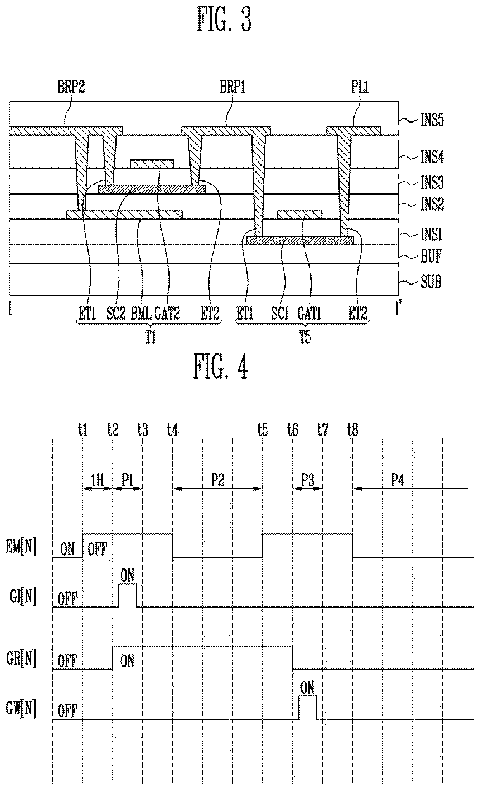 Patent US12367828 Figure 3 – Pixel circuit and display device including the same