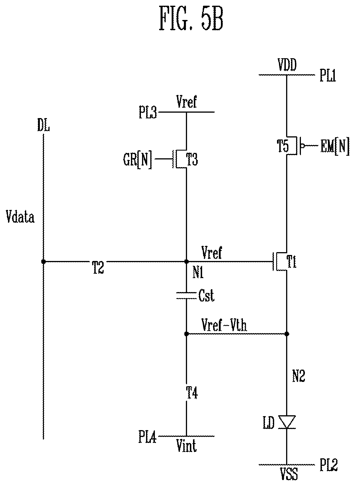 Patent US12367828 Figure 5 – Pixel circuit and display device including the same