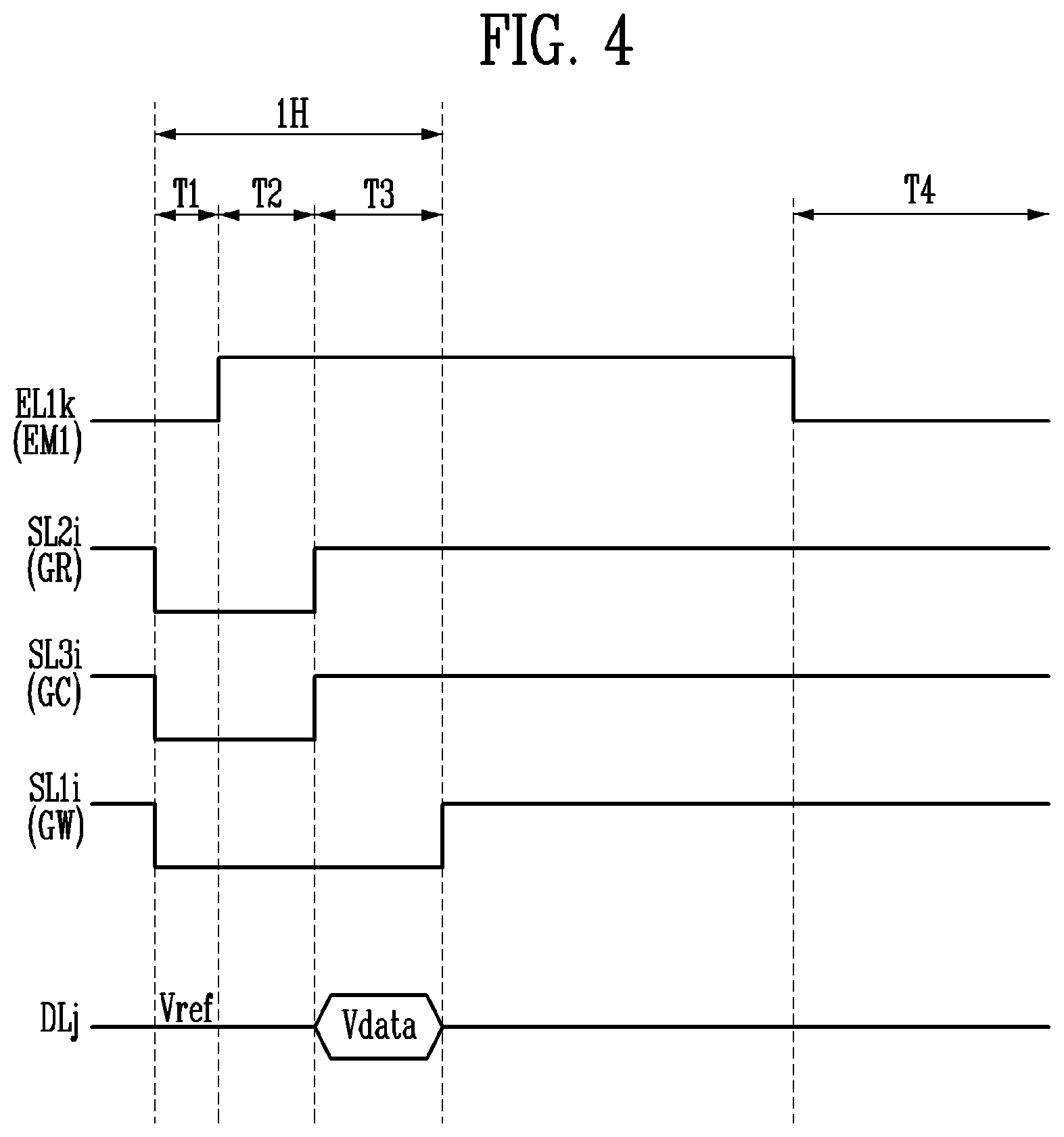 Patent US12367829 Figure 4 – Pixel capable of compensating for threshold voltage of driving transistor and display device including the same