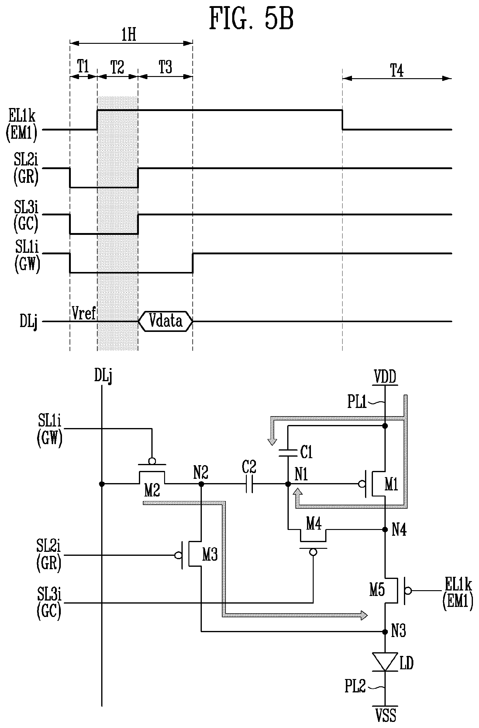 Patent US12367829 Figure 6 – Pixel capable of compensating for threshold voltage of driving transistor and display device including the same
