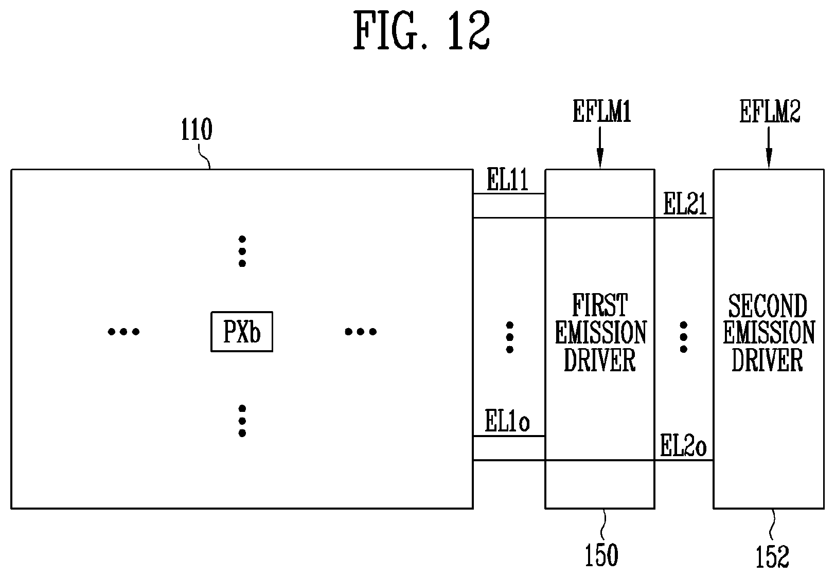Patent US12367829 Figure 15 – Pixel capable of compensating for threshold voltage of driving transistor and display device including the same