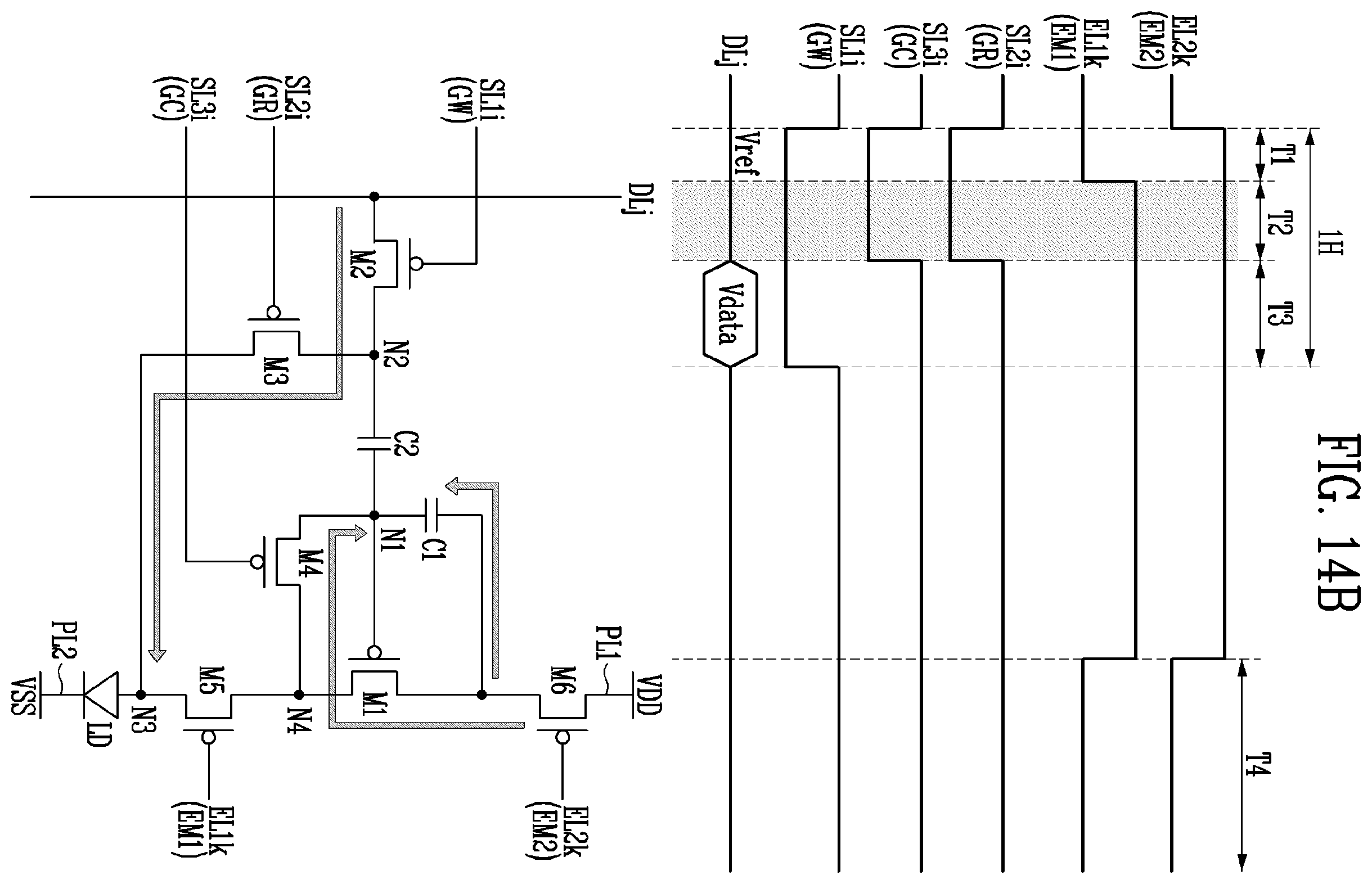 Patent US12367829 Figure 18 – Pixel capable of compensating for threshold voltage of driving transistor and display device including the same