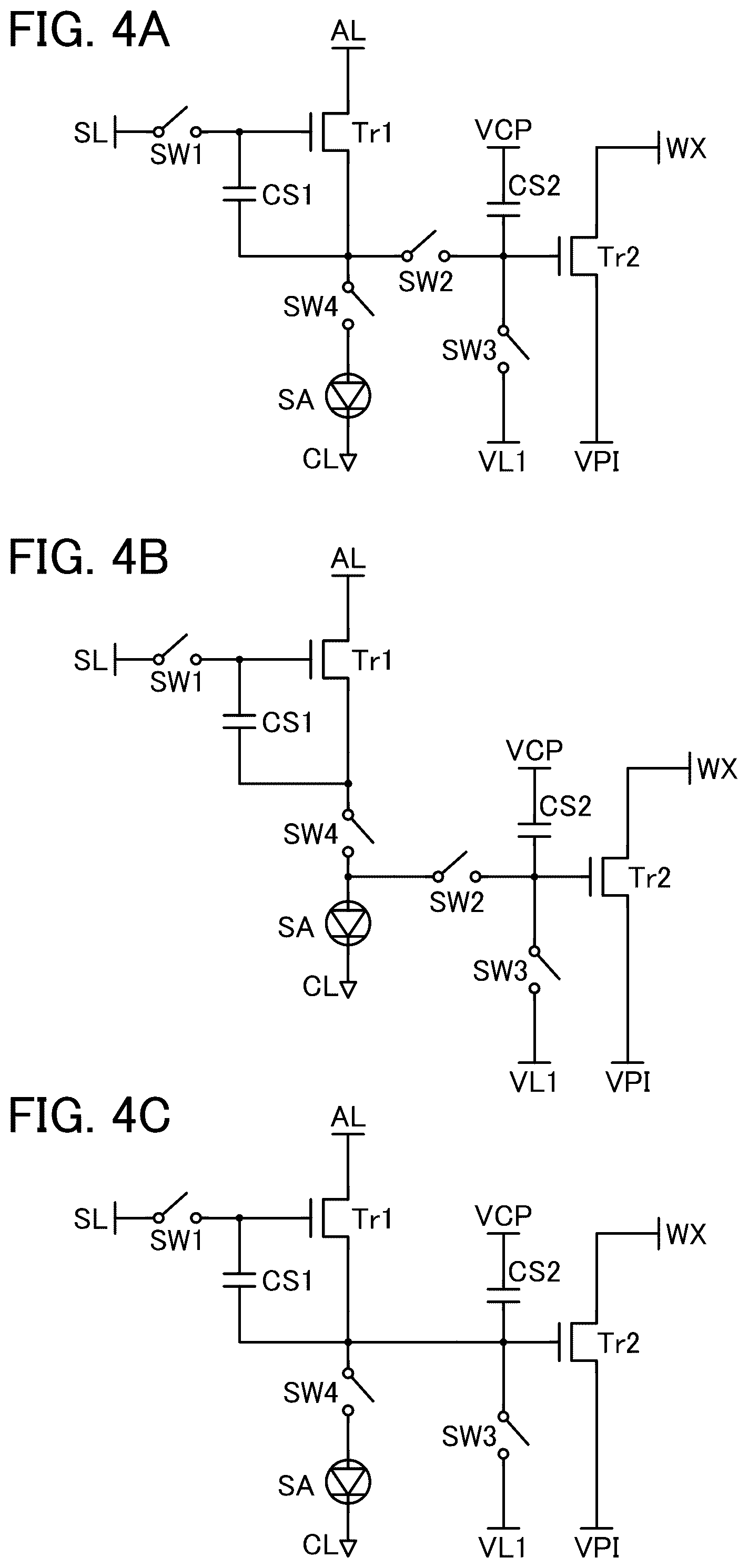Patent US12367832 Figure 4 – Display device, display module, and electronic device