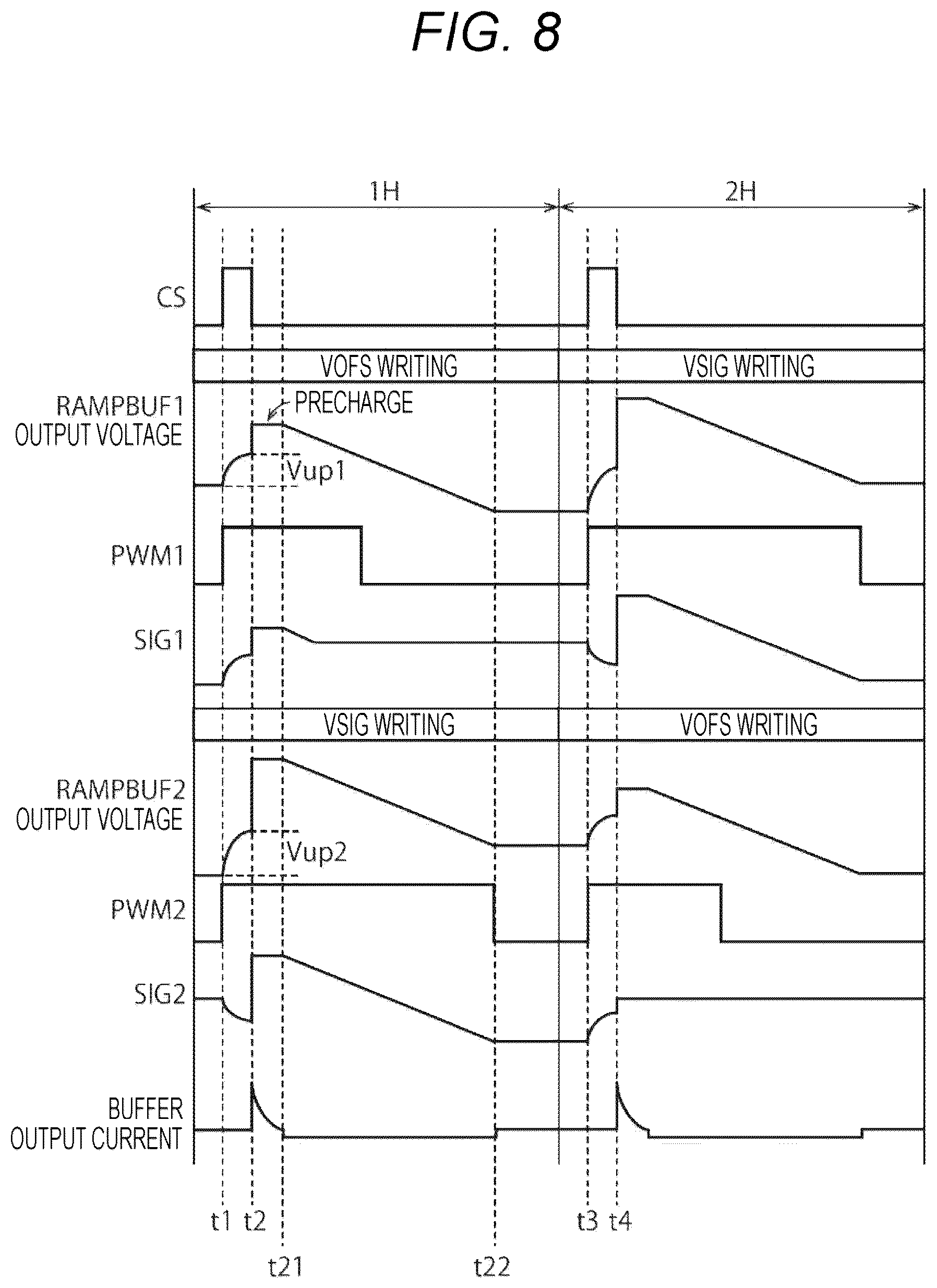 Patent US12367834 Figure 8 – Display device
