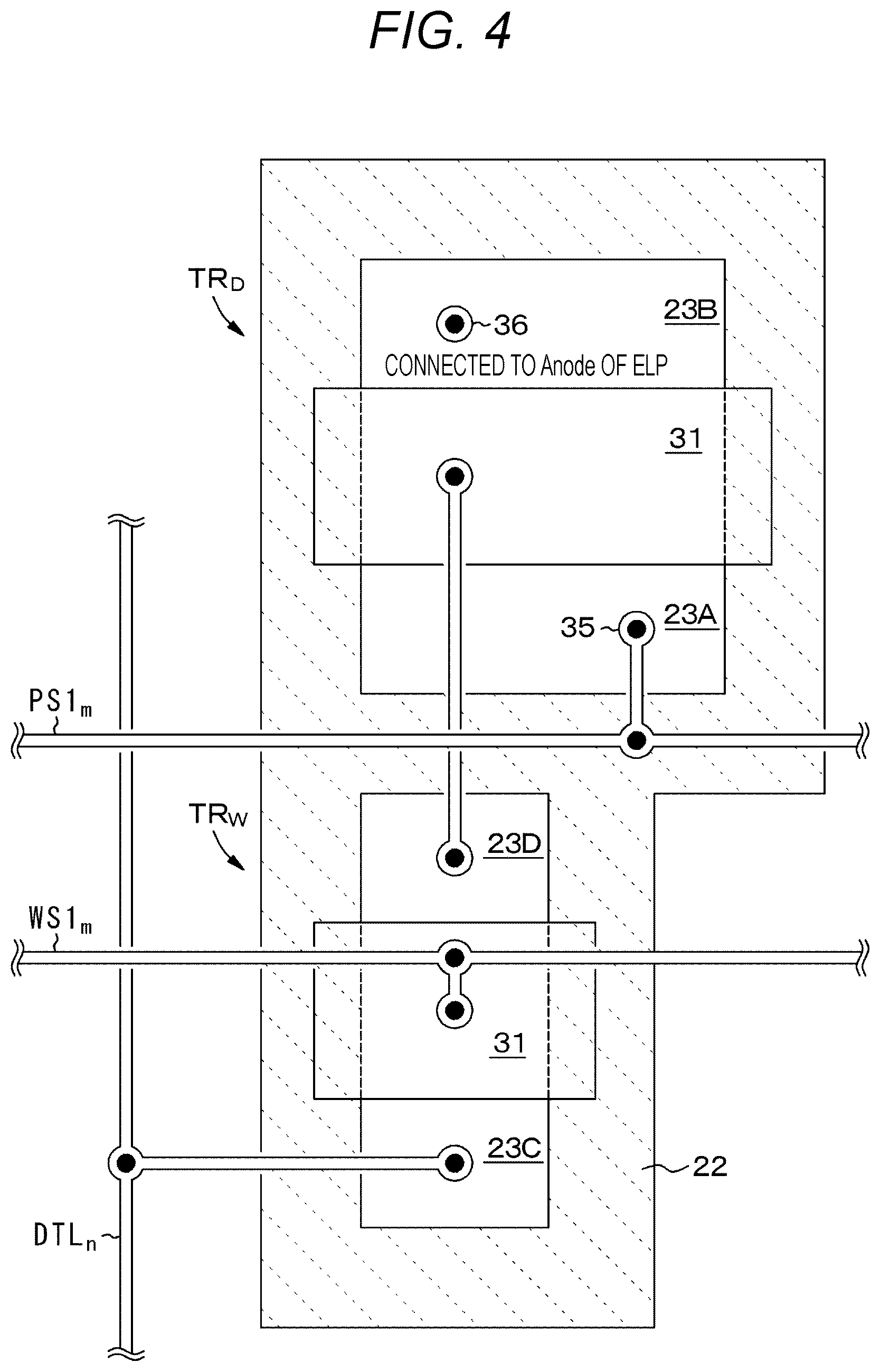 Patent US12367837 Figure 4 – Display element, display device, and electronic device