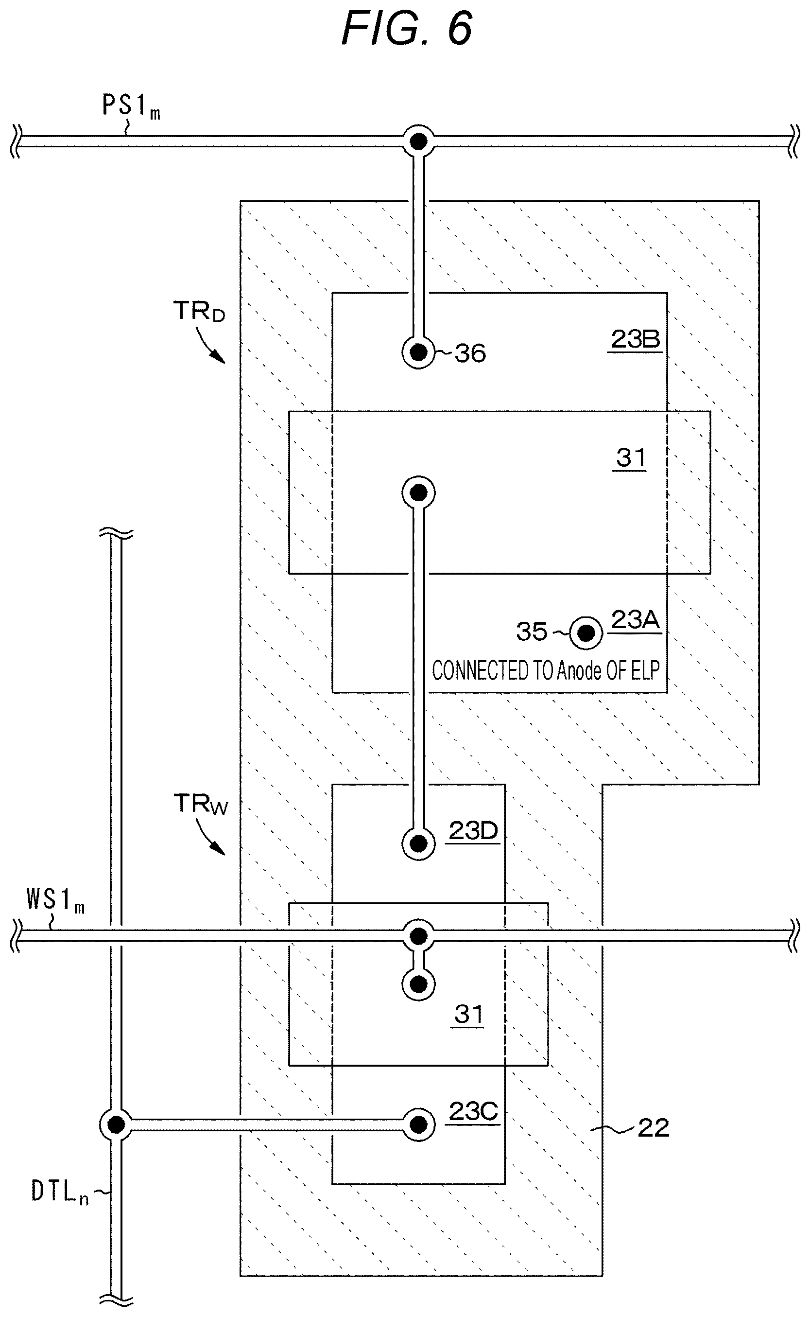 Patent US12367837 Figure 6 – Display element, display device, and electronic device