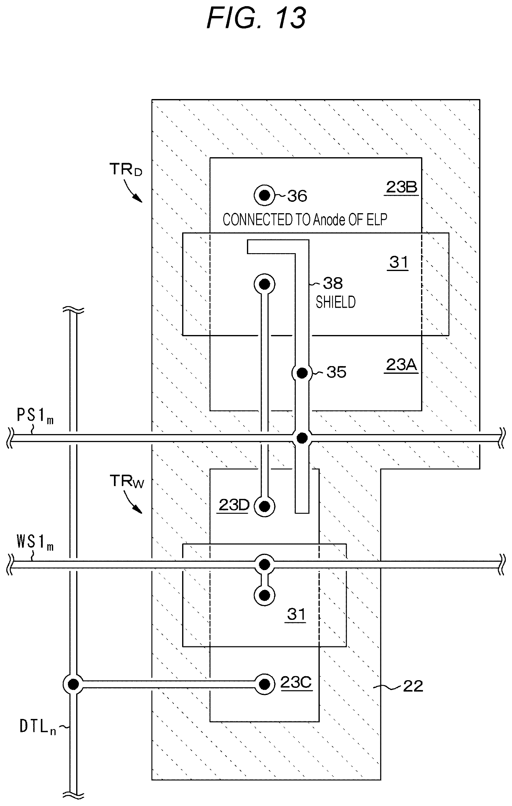 Patent US12367837 Figure 13 – Display element, display device, and electronic device